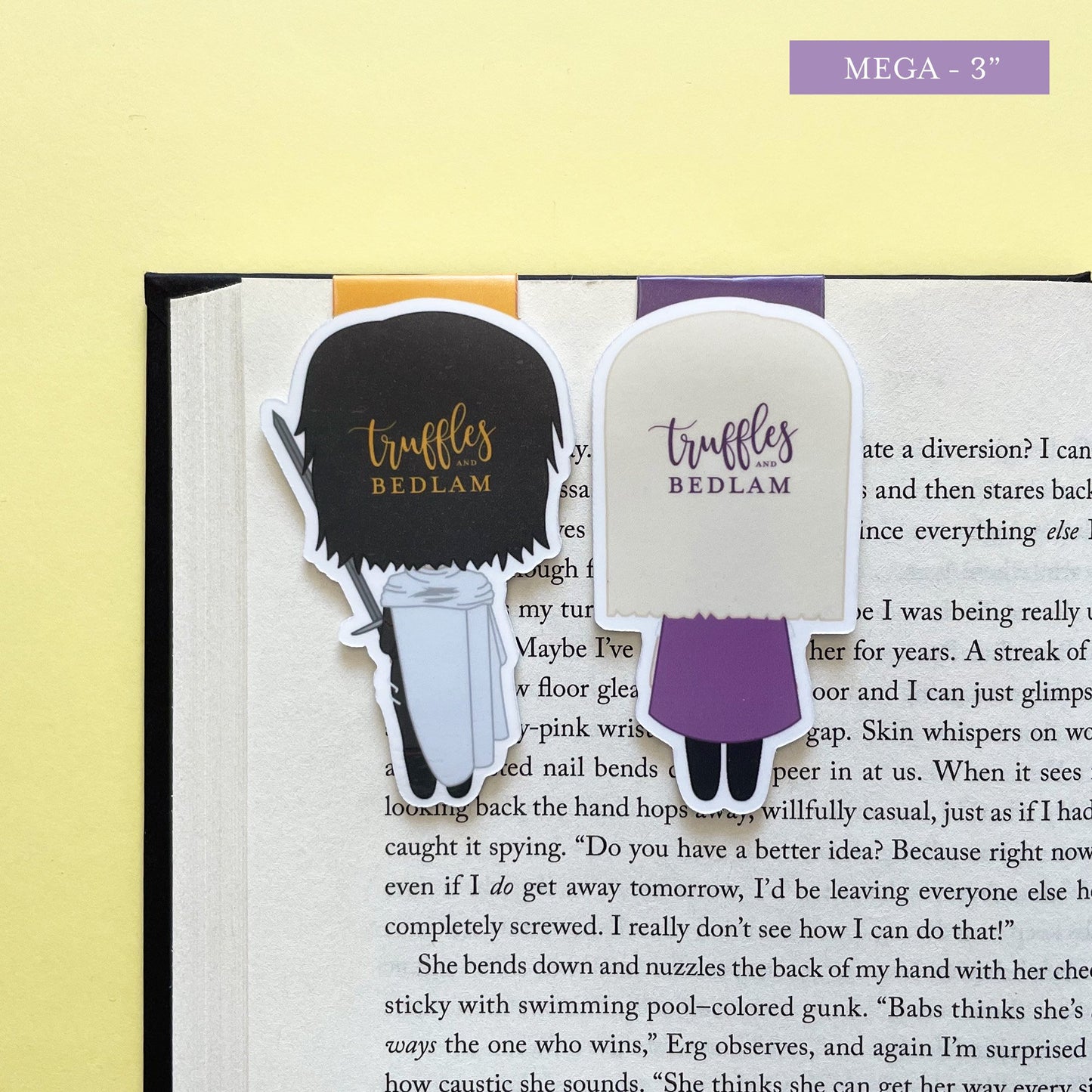 Das verschlossene Grab "Ianthe & Harry" Magnetisches Lesezeichen-Set