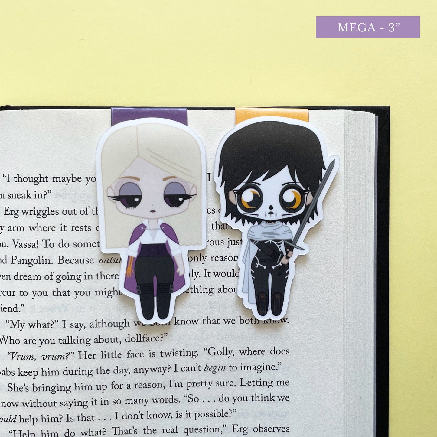 Das verschlossene Grab "Ianthe & Harry" Magnetisches Lesezeichen-Set