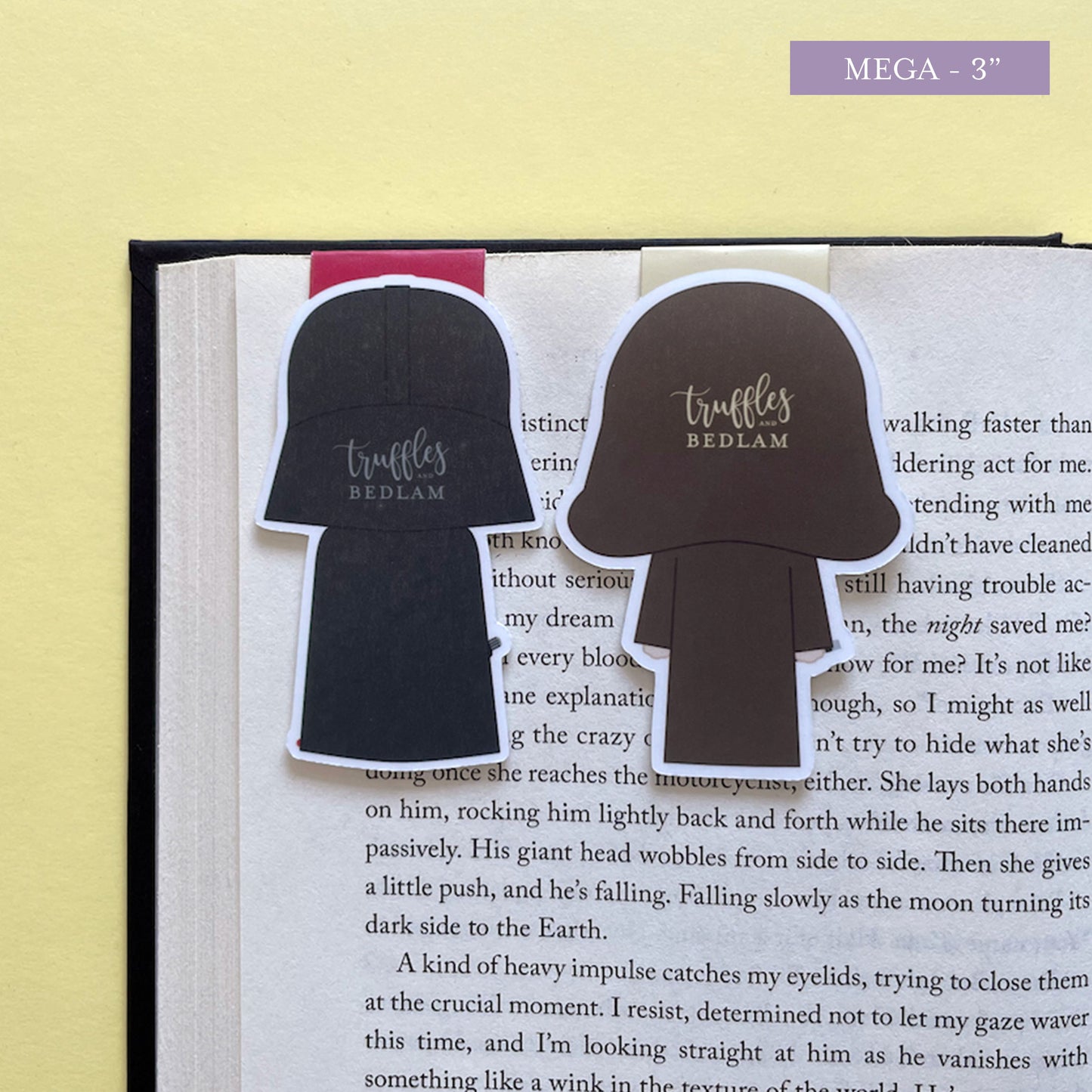 Obi-Wan Kenobi & Darth Vader Magnetic Bookmark Set, inspired by Kenobi