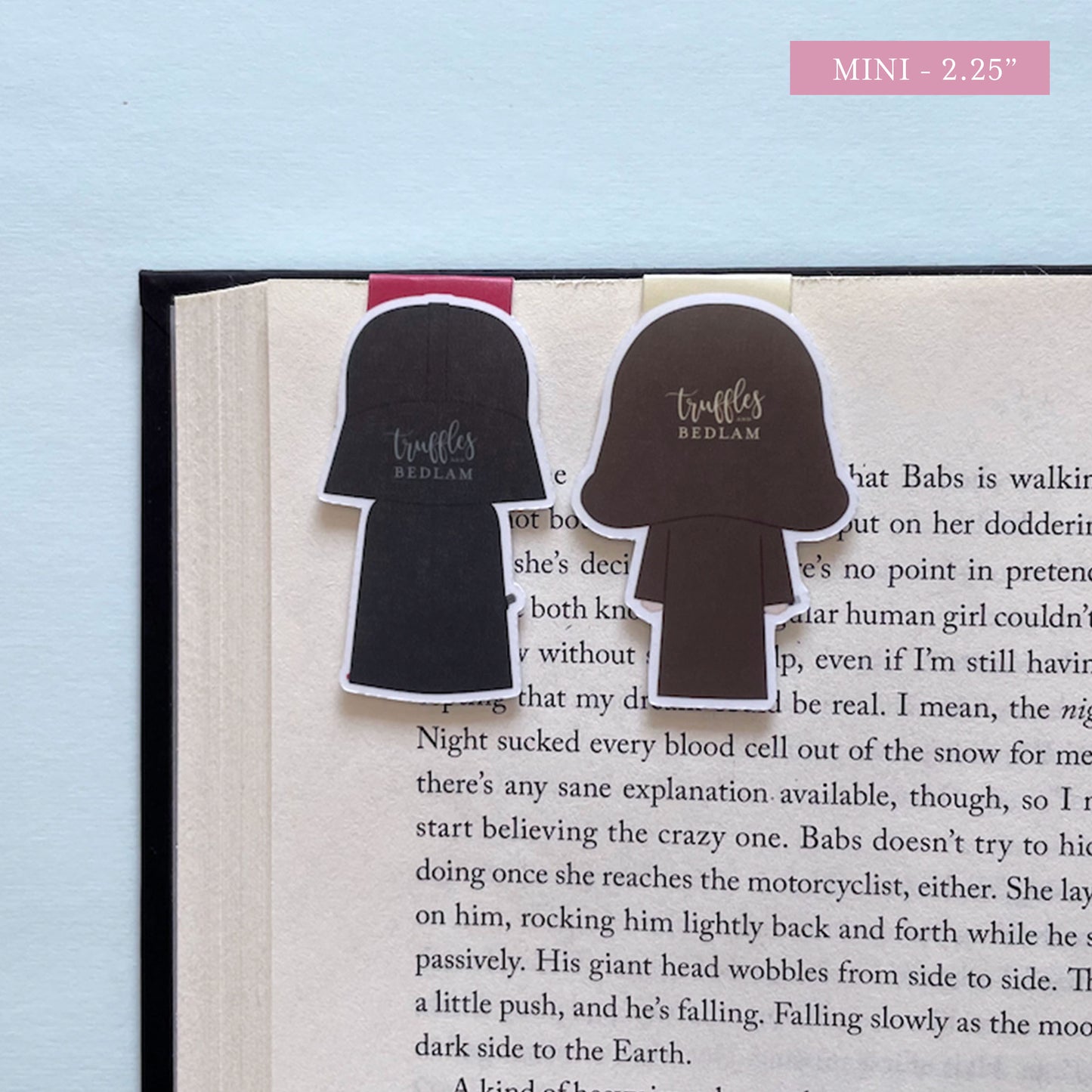 Obi-Wan Kenobi & Darth Vader Magnetic Bookmark Set, inspired by Kenobi