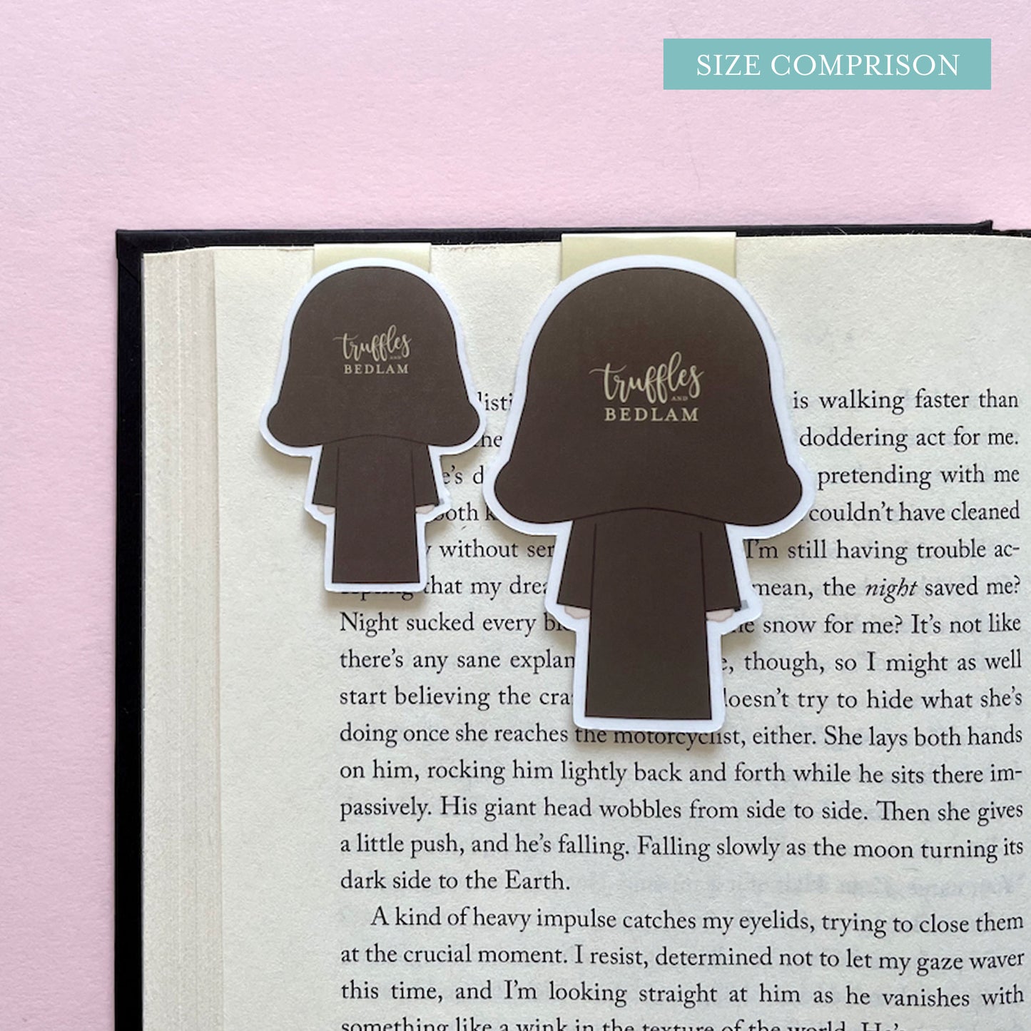 Obi-Wan Kenobi & Darth Vader Magnetic Bookmark Set, inspired by Kenobi