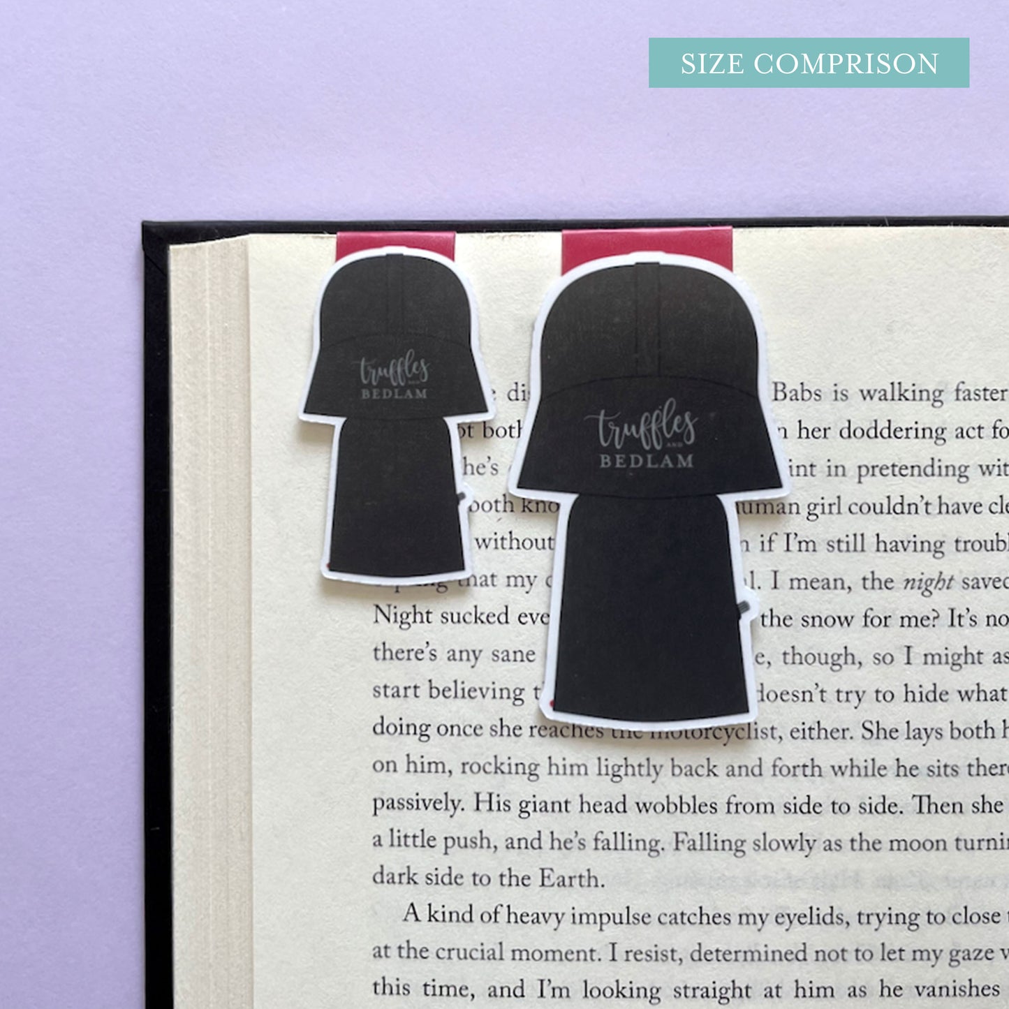 Obi-Wan Kenobi & Darth Vader Magnetic Bookmark Set, inspired by Kenobi