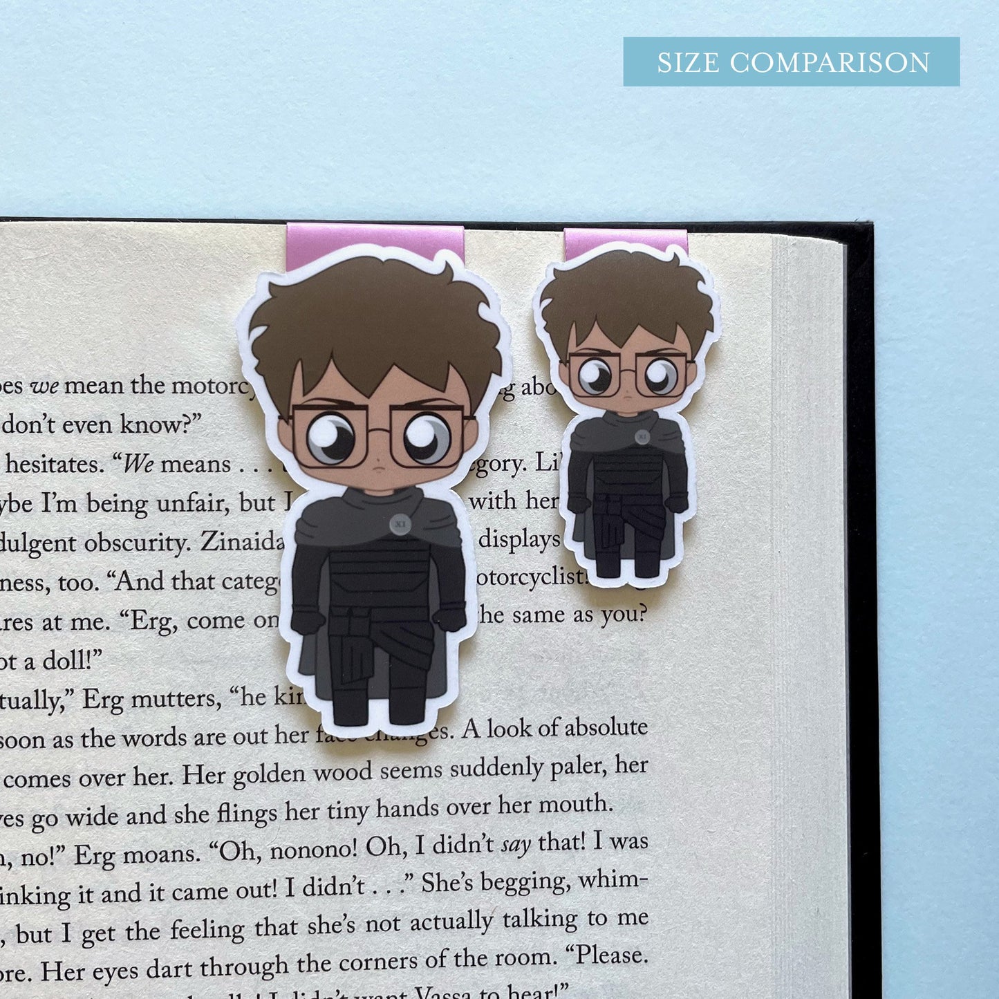 The Locked Tomb "Palamedes & Camilla" Magnetic Bookmark Set