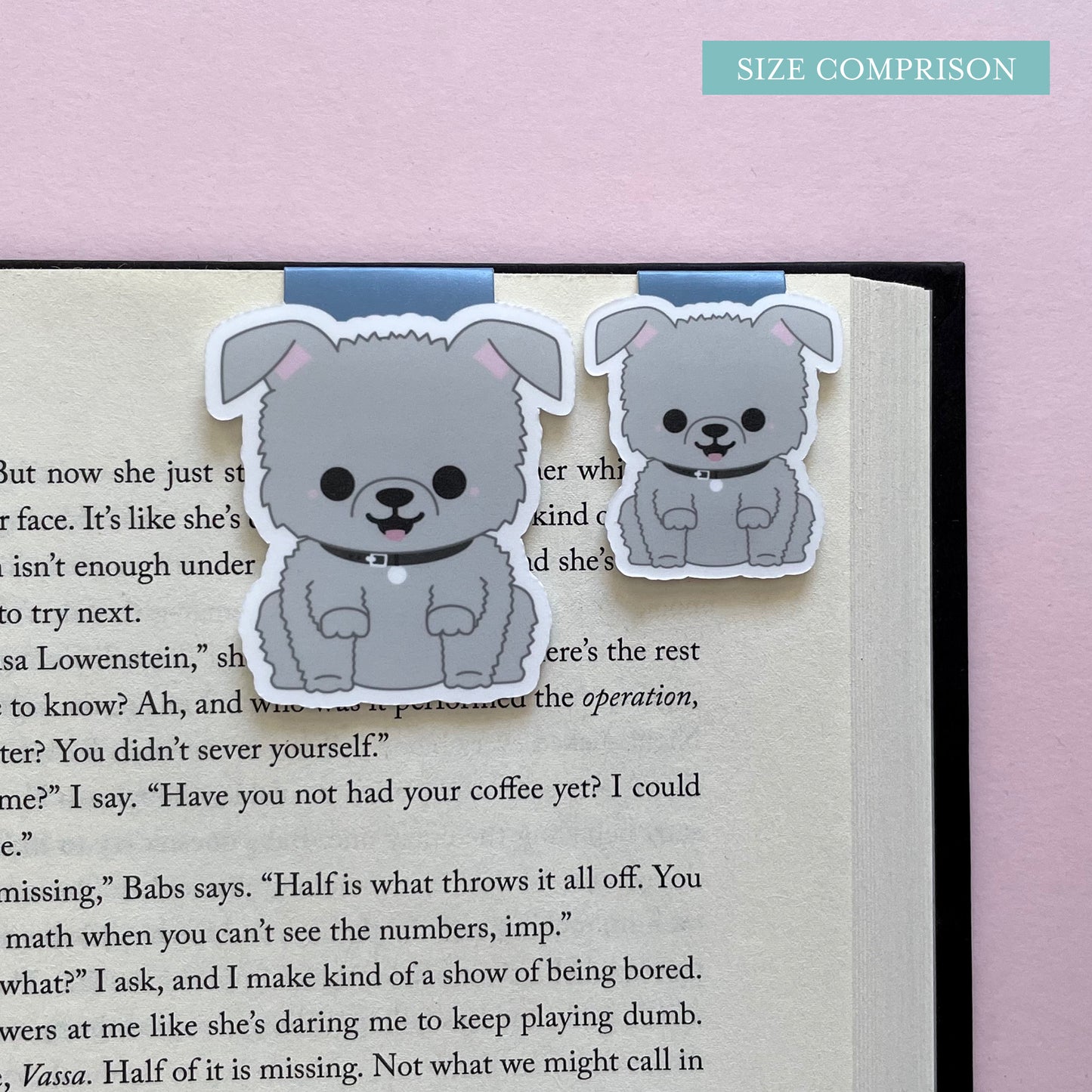 The Locked Tomb "Nona & Noodle " Magnetic Bookmark Set