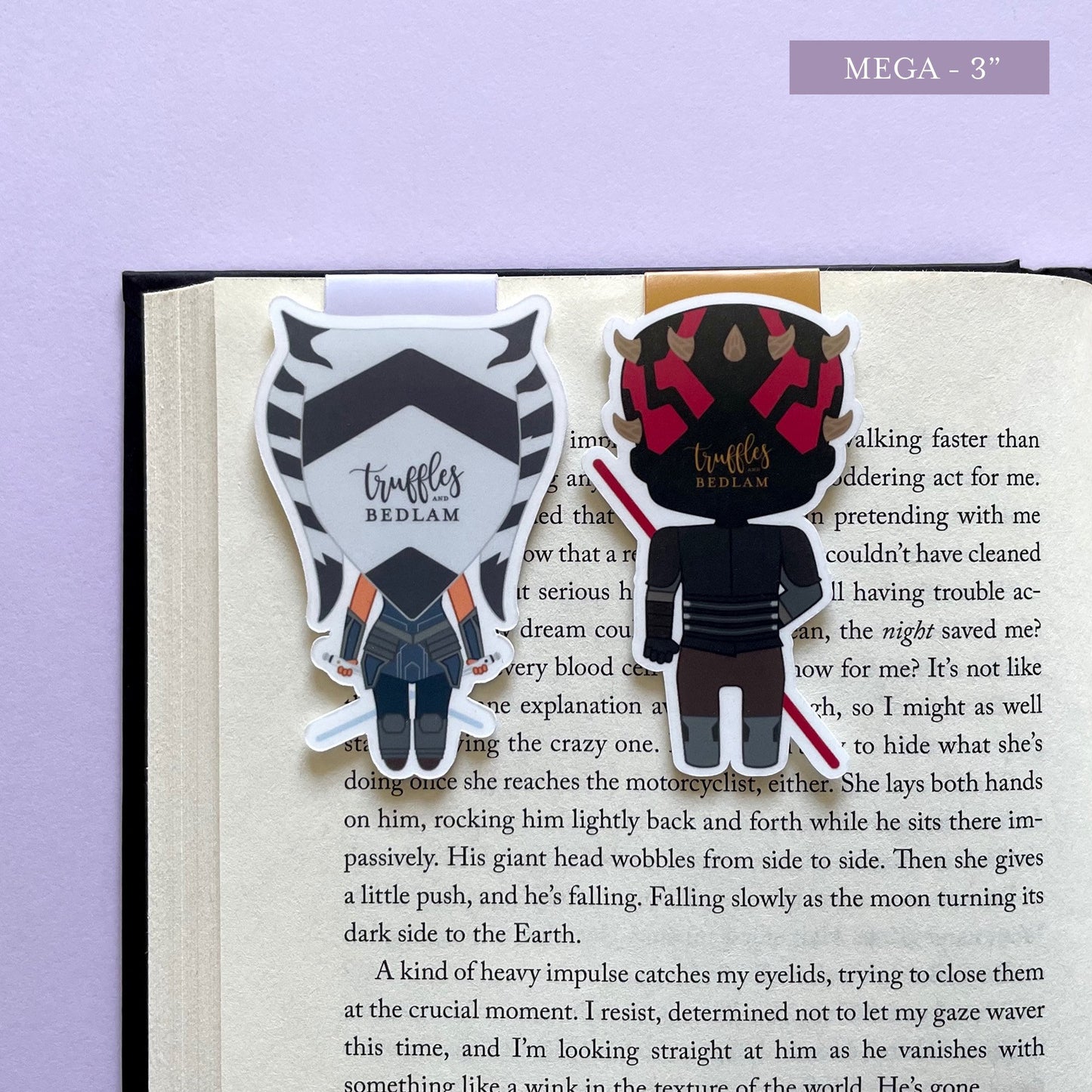 Space Wizards "Maul & Ahsoka" Magnetic Bookmark Set