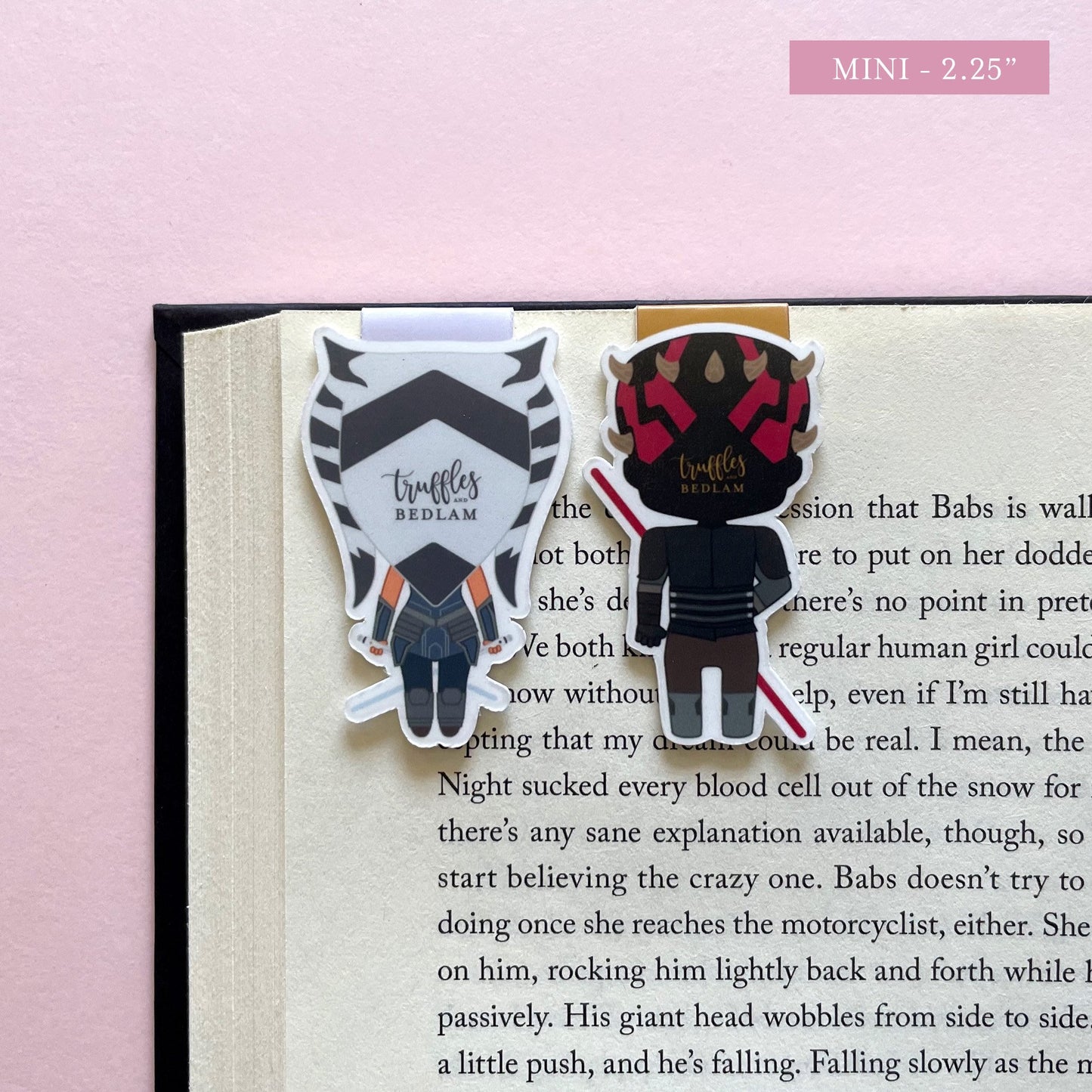 Space Wizards "Maul & Ahsoka" Magnetic Bookmark Set