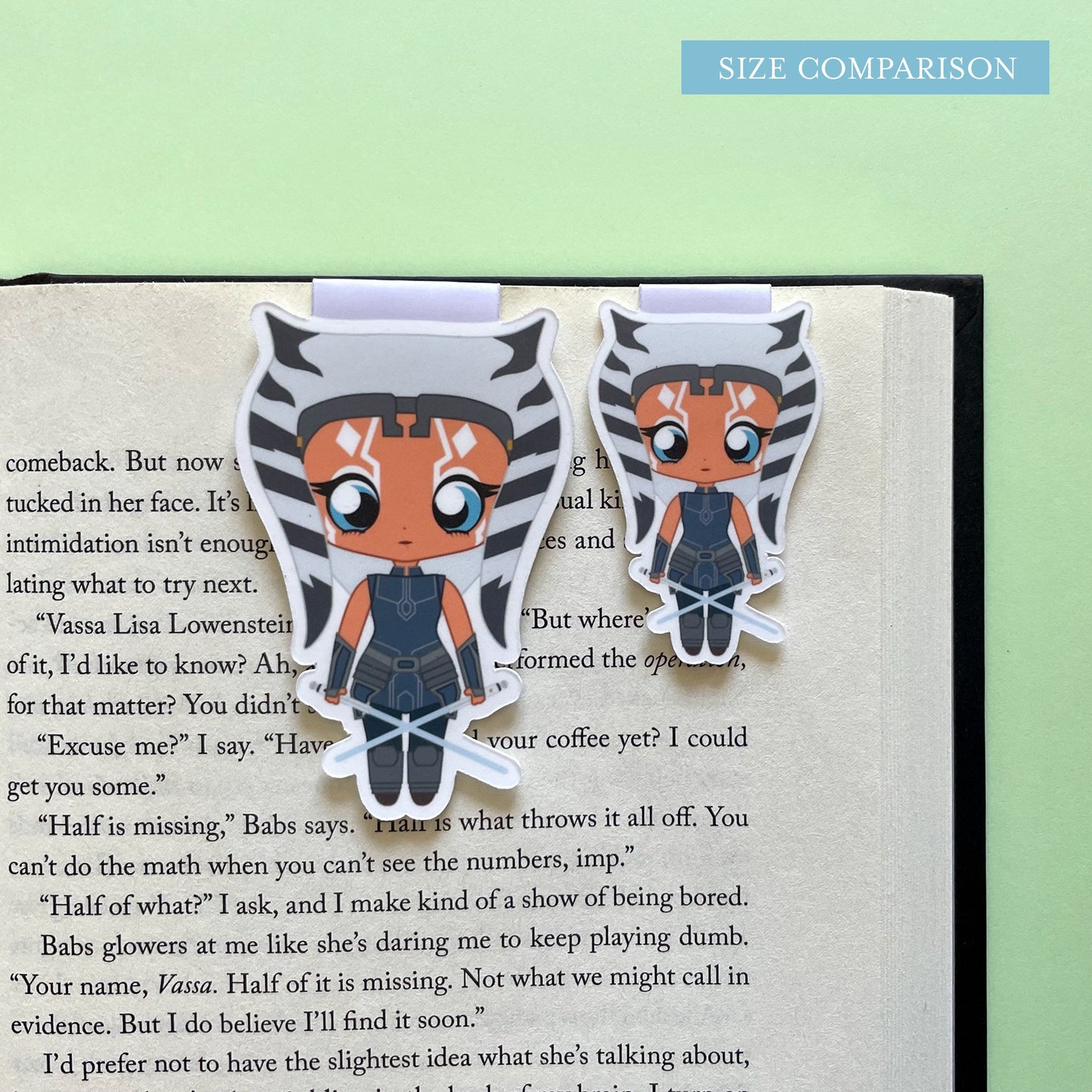Space Wizards "Maul & Ahsoka" Magnetic Bookmark Set