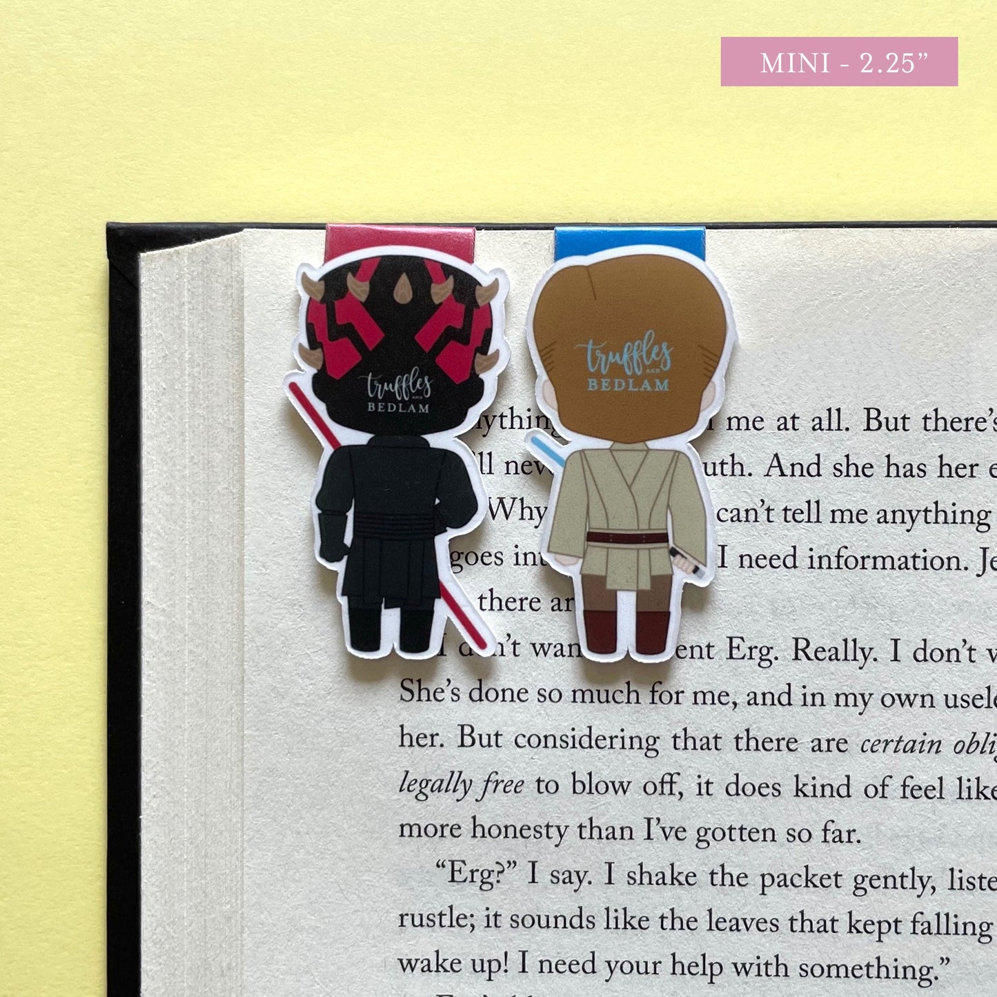 Space Wizards "Obi-Wan & Maul" Magnetic Bookmark Set