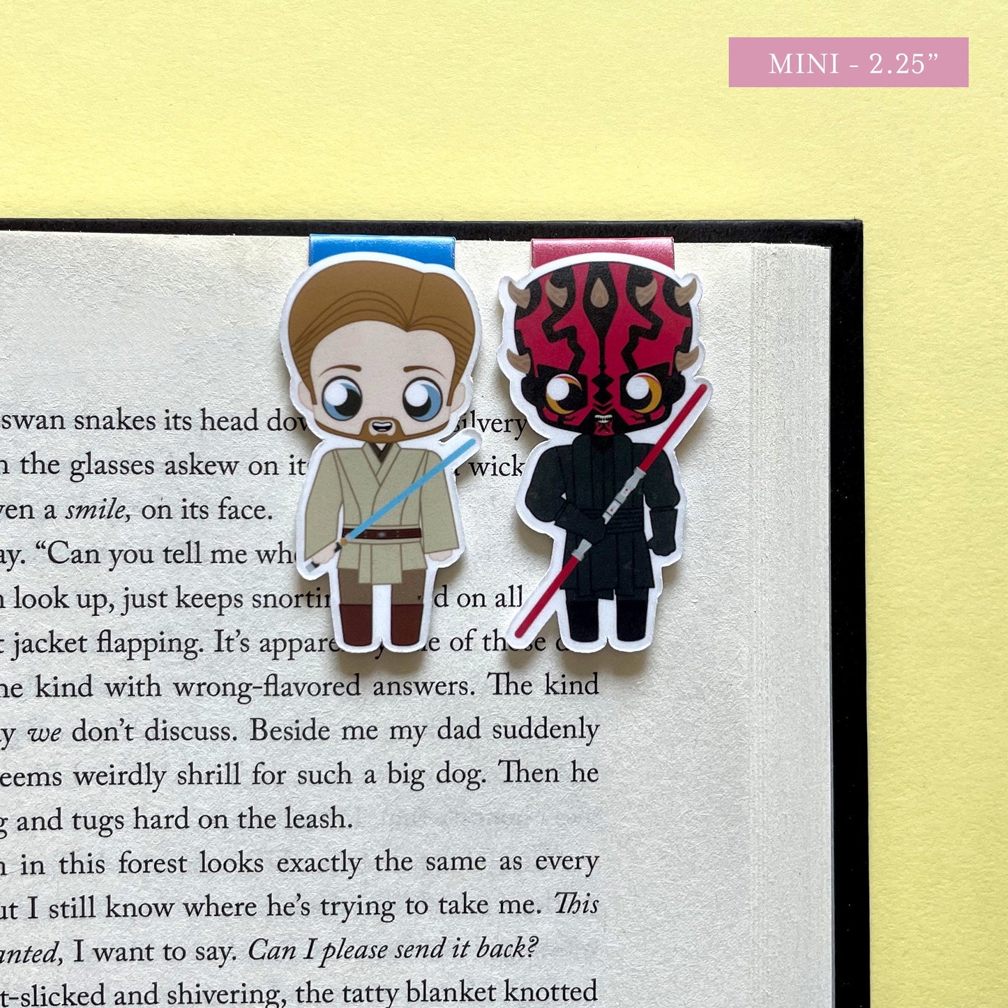 Space Wizards "Obi-Wan & Maul" Magnetic Bookmark Set