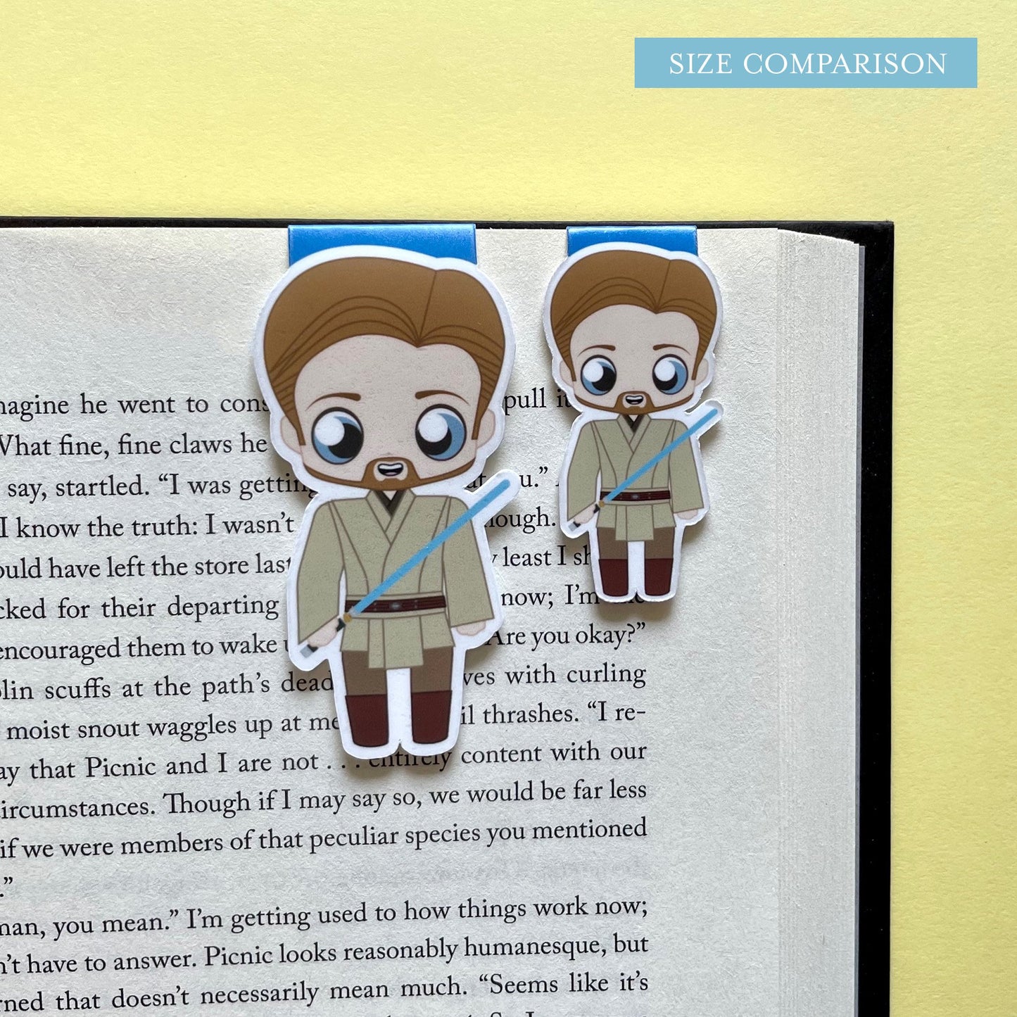 Space Wizards "Obi-Wan & Maul" Magnetic Bookmark Set