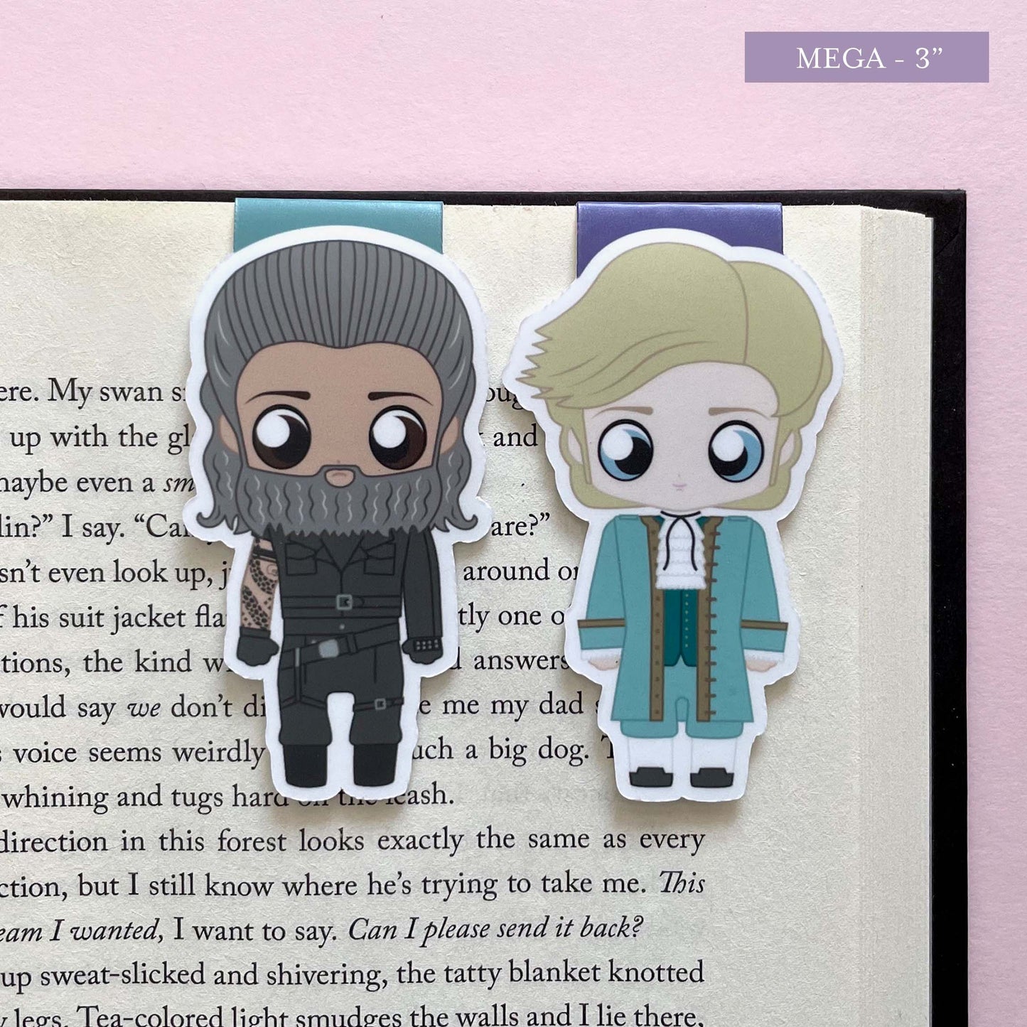 Stede Bonnet & Edward Blackbeard Teach "Pirates" Magnetic Bookmark Set
