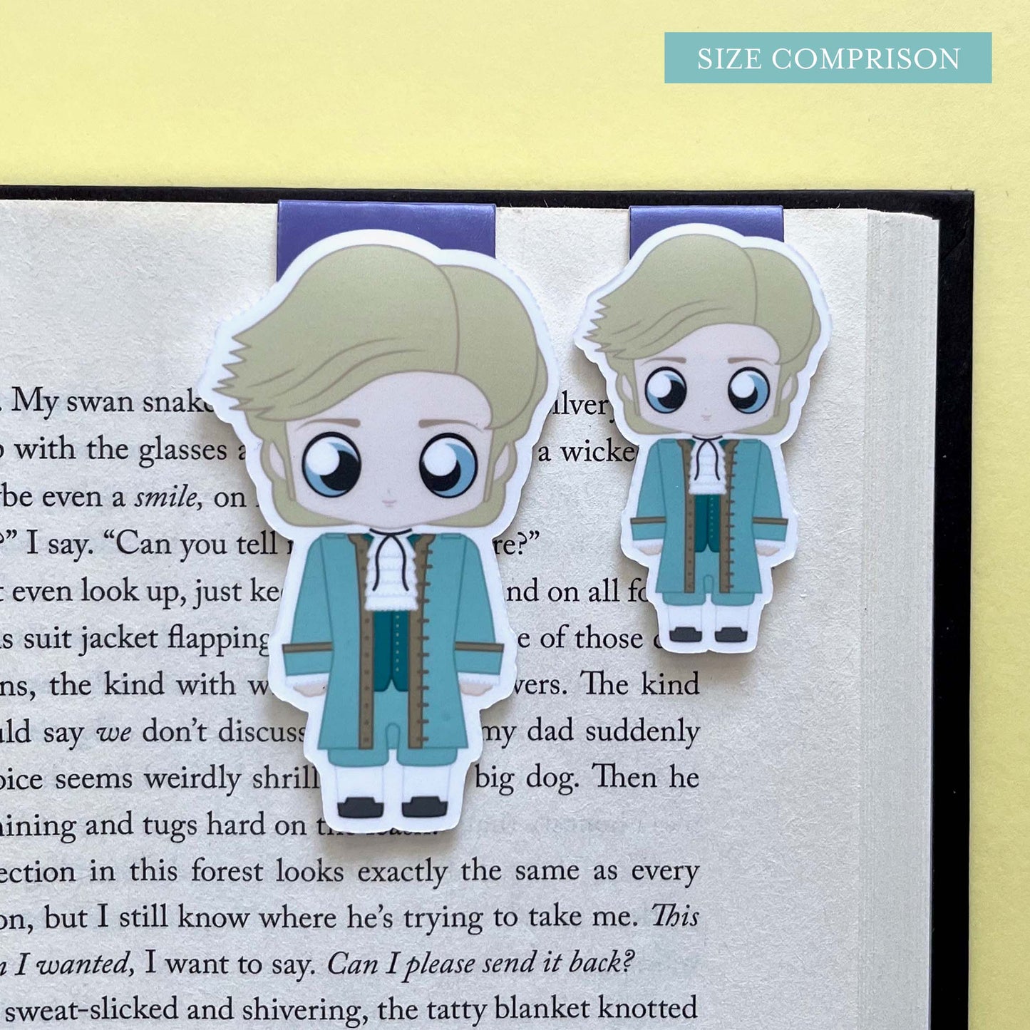 Stede Bonnet & Edward Blackbeard Teach "Pirates" Magnetic Bookmark Set