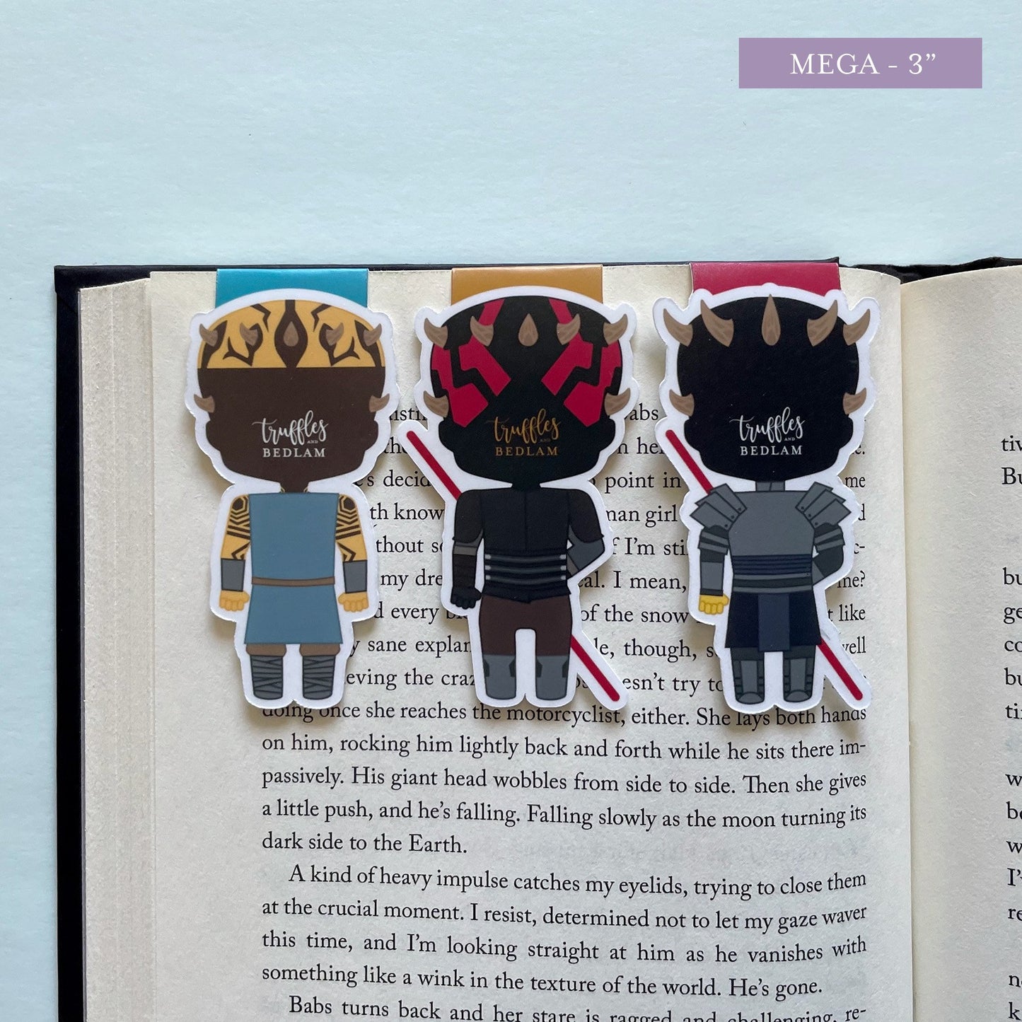 Space Wizards "Opress Brothers" Savage, Maul, and Feral Magnetic Bookmark Trio