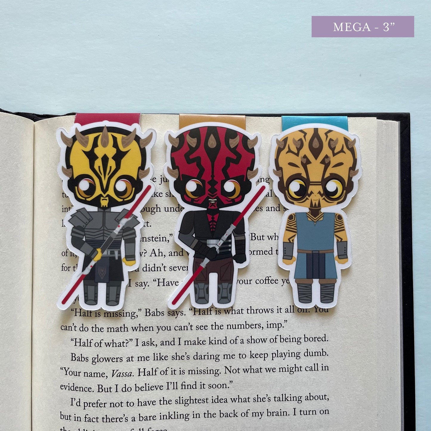 Space Wizards "Opress Brothers" Savage, Maul, and Feral Magnetic Bookmark Trio