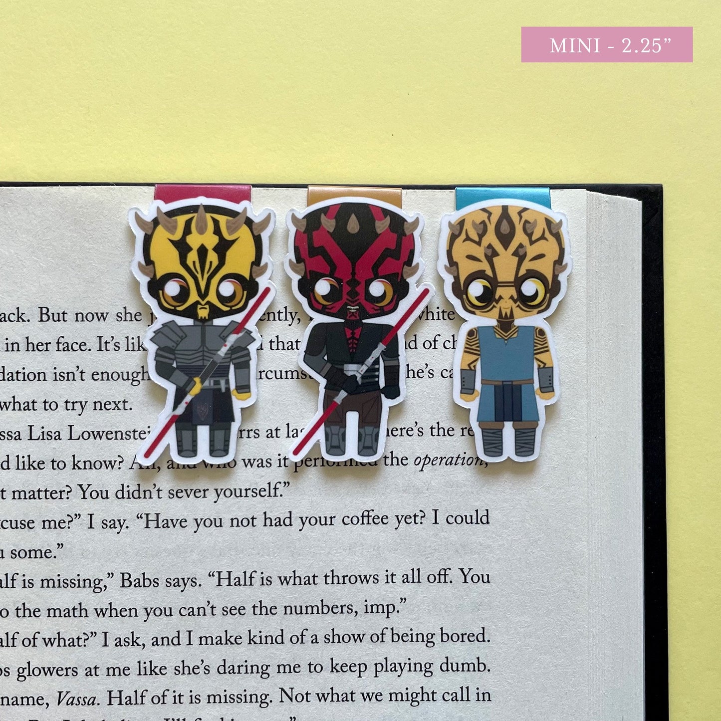 Space Wizards "Opress Brothers" Savage, Maul, and Feral Magnetic Bookmark Trio