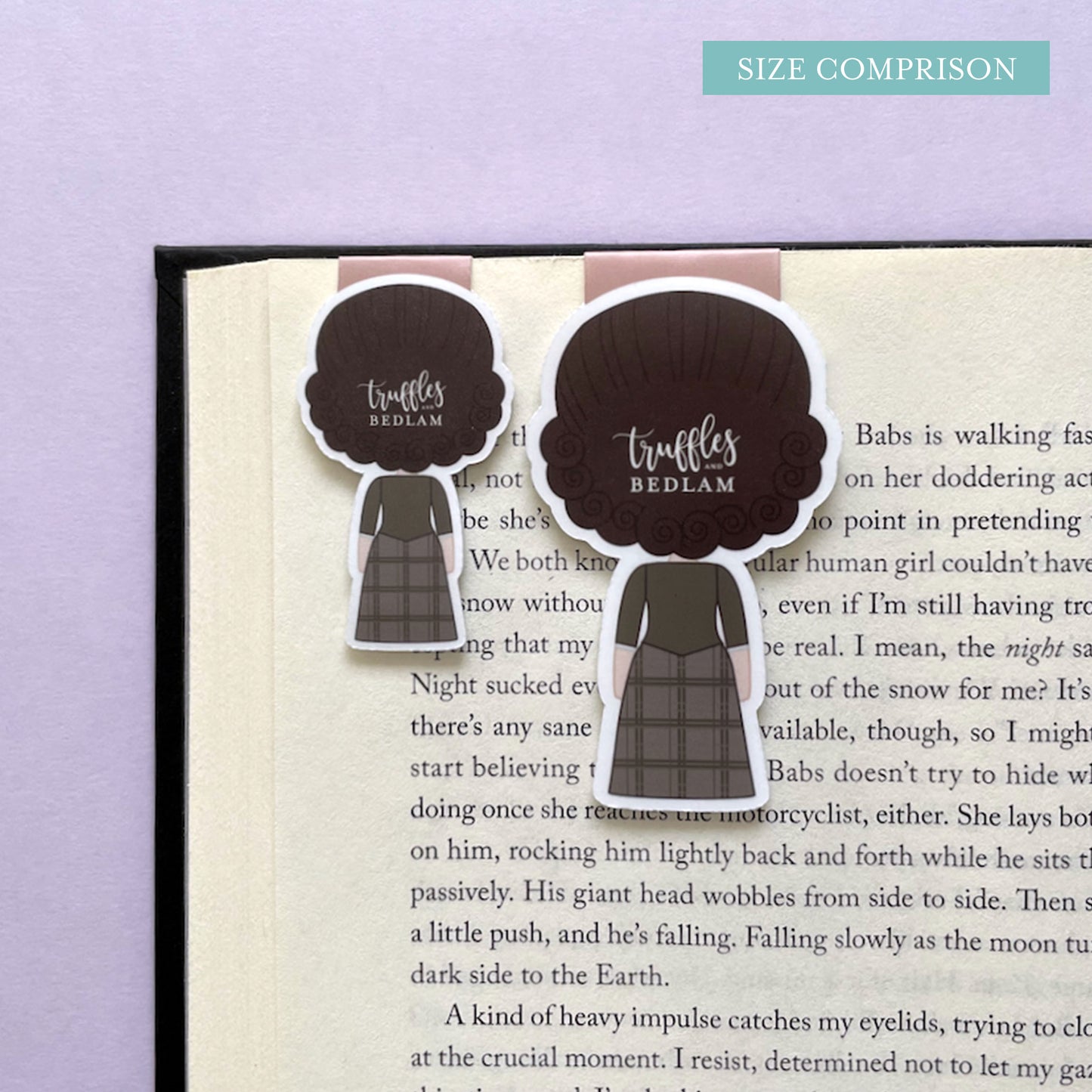 Claire and Jamie Fraser Magnetic Bookmark Set