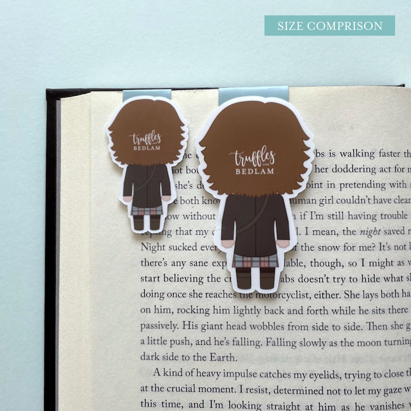 Claire and Jamie Fraser Magnetic Bookmark Set