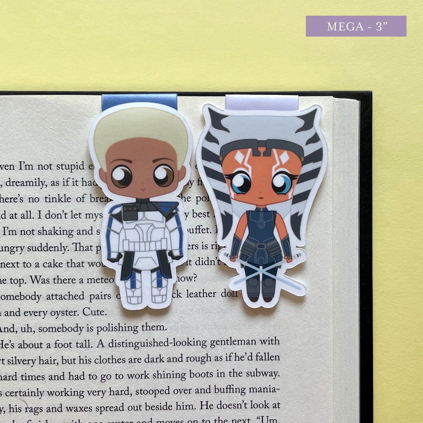 Space Wizards "Rex & Ahsoka" Magnetic Bookmark Set