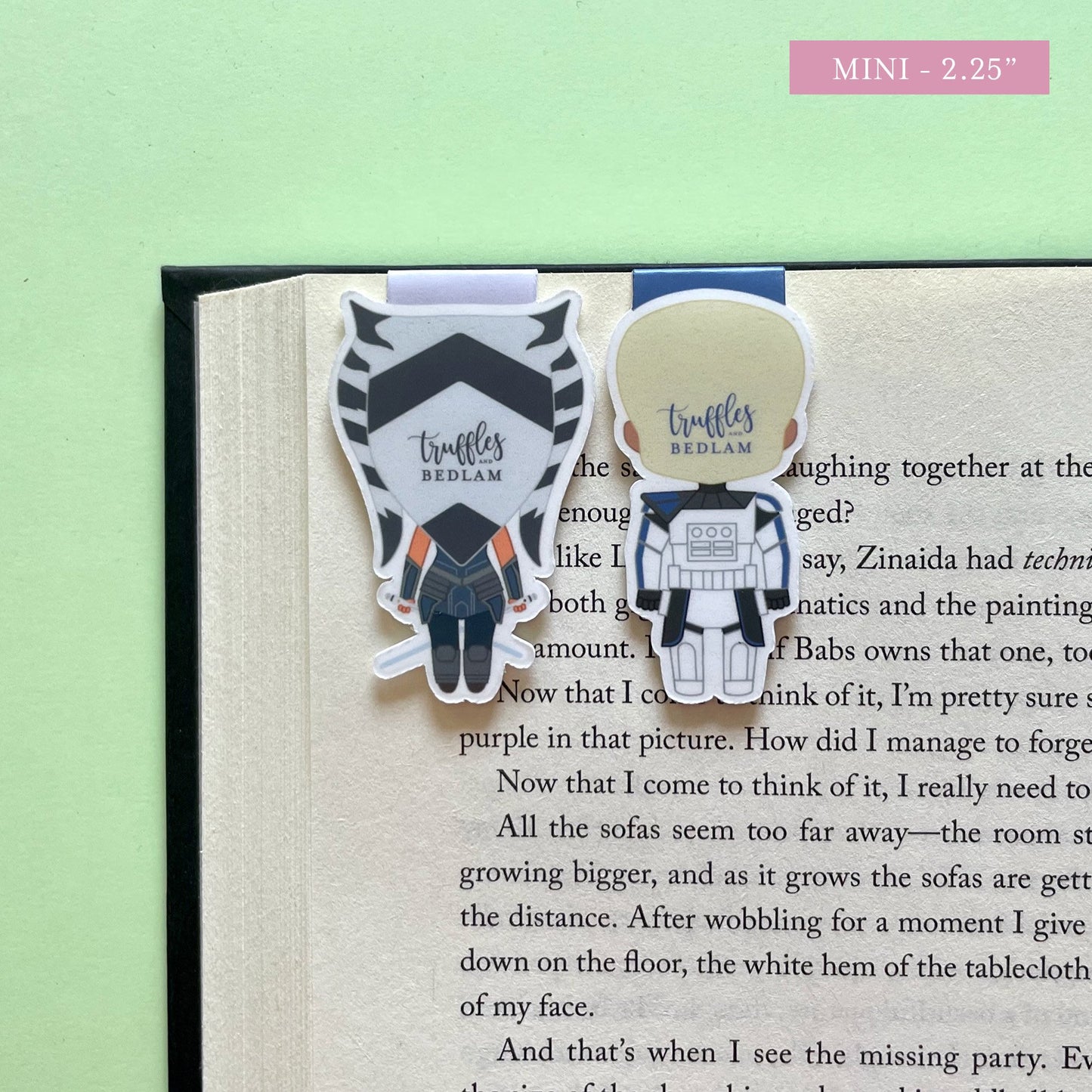 Space Wizards "Rex & Ahsoka" Magnetic Bookmark Set