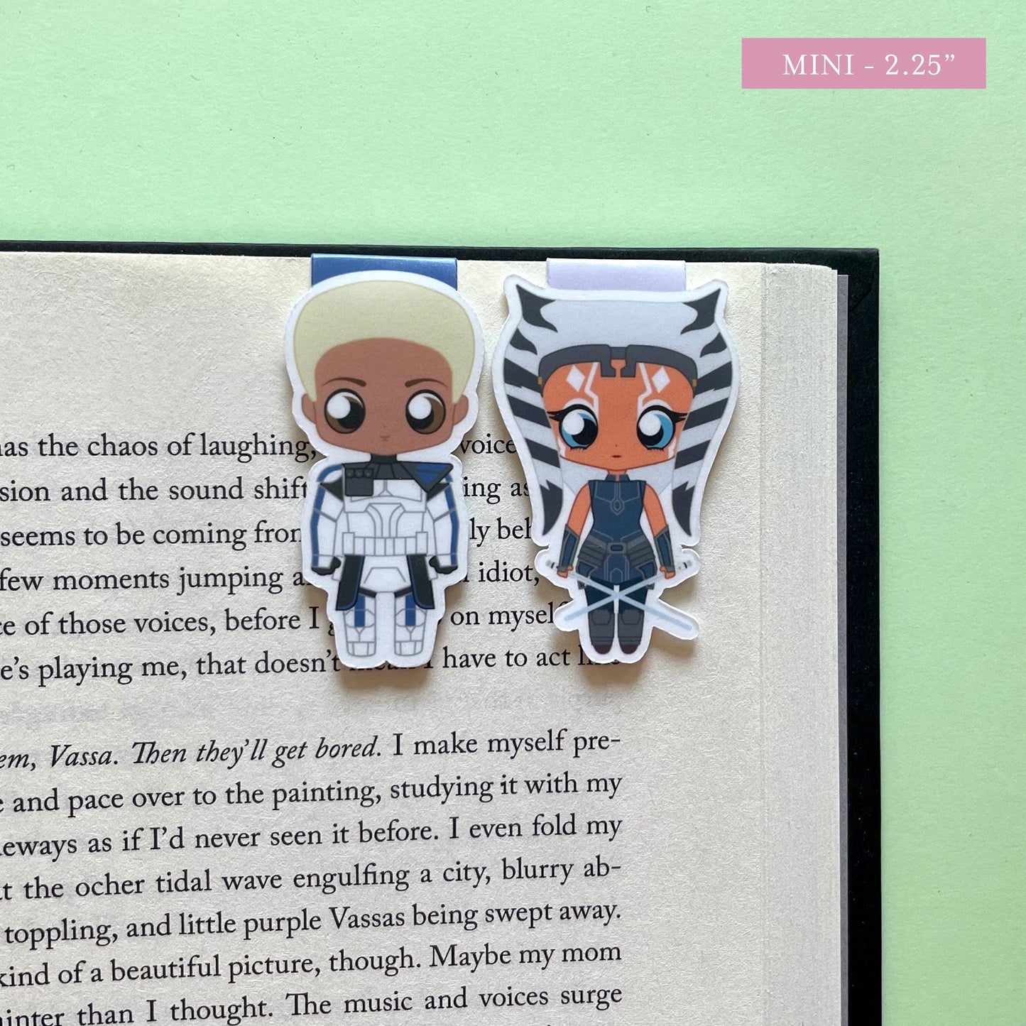 Space Wizards "Rex & Ahsoka" Magnetic Bookmark Set