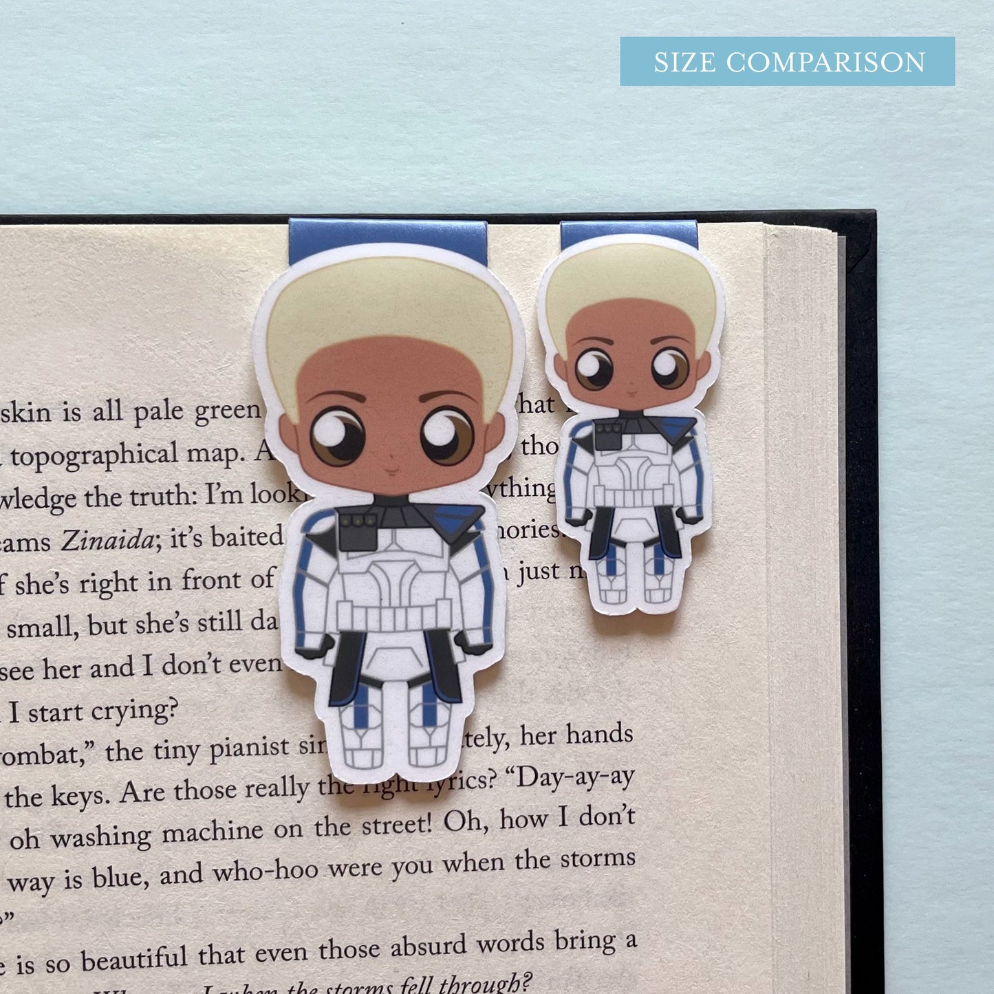 Space Wizards "Rex & Ahsoka" Magnetic Bookmark Set