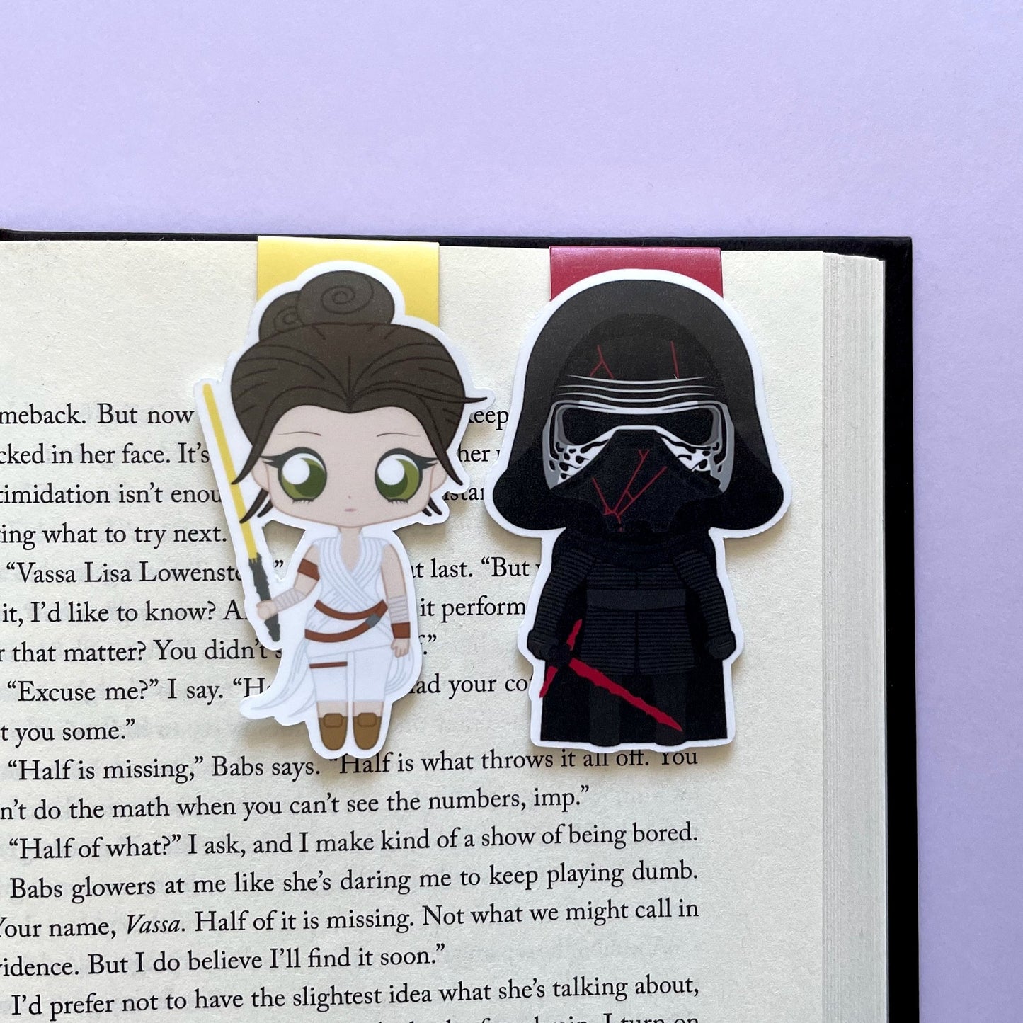 Space Wizards TROS Rey & Kylo Ren "Reylo" Magnetic Bookmark Set