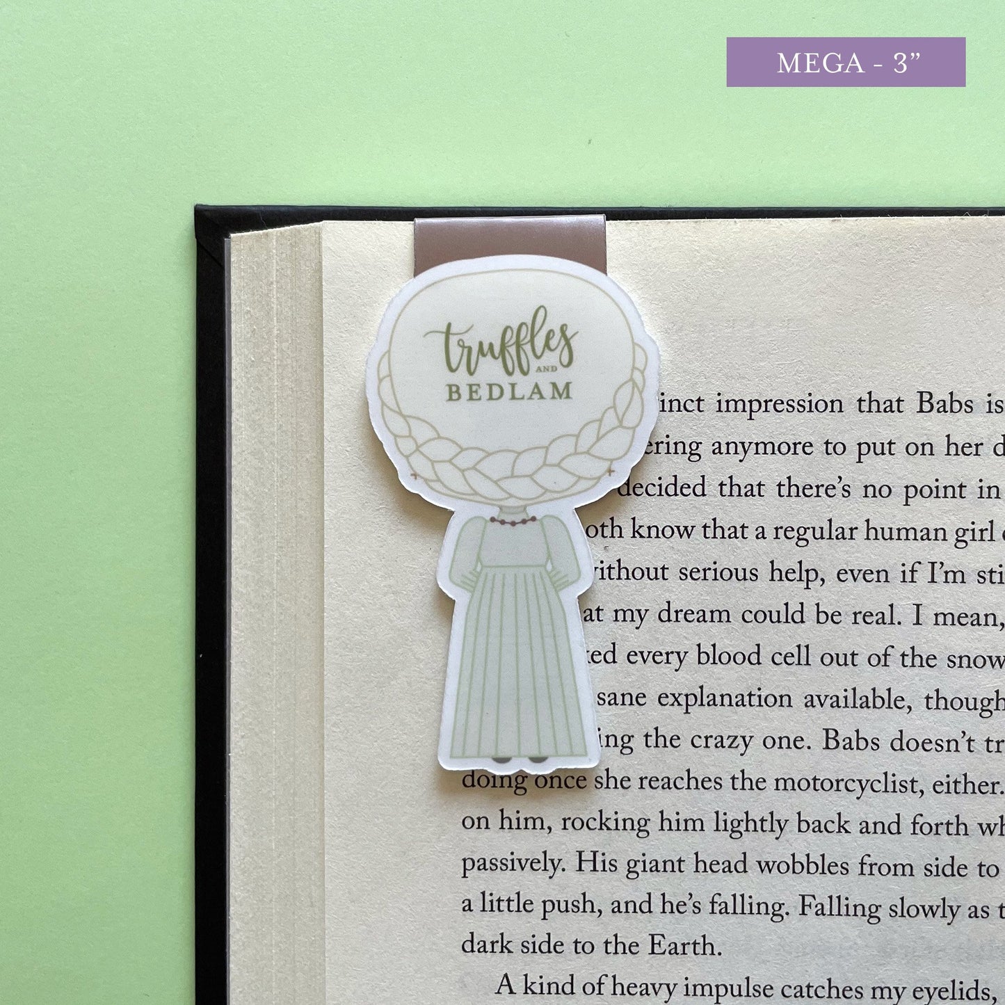 Gods-touched Nadya Lepteva Magnetic Bookmark, inspired by Something Dark and Holy