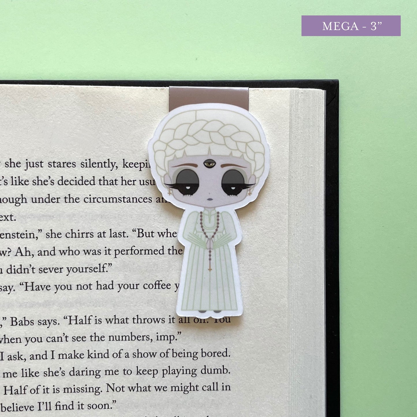 Gods-touched Nadya Lepteva Magnetic Bookmark, inspired by Something Dark and Holy