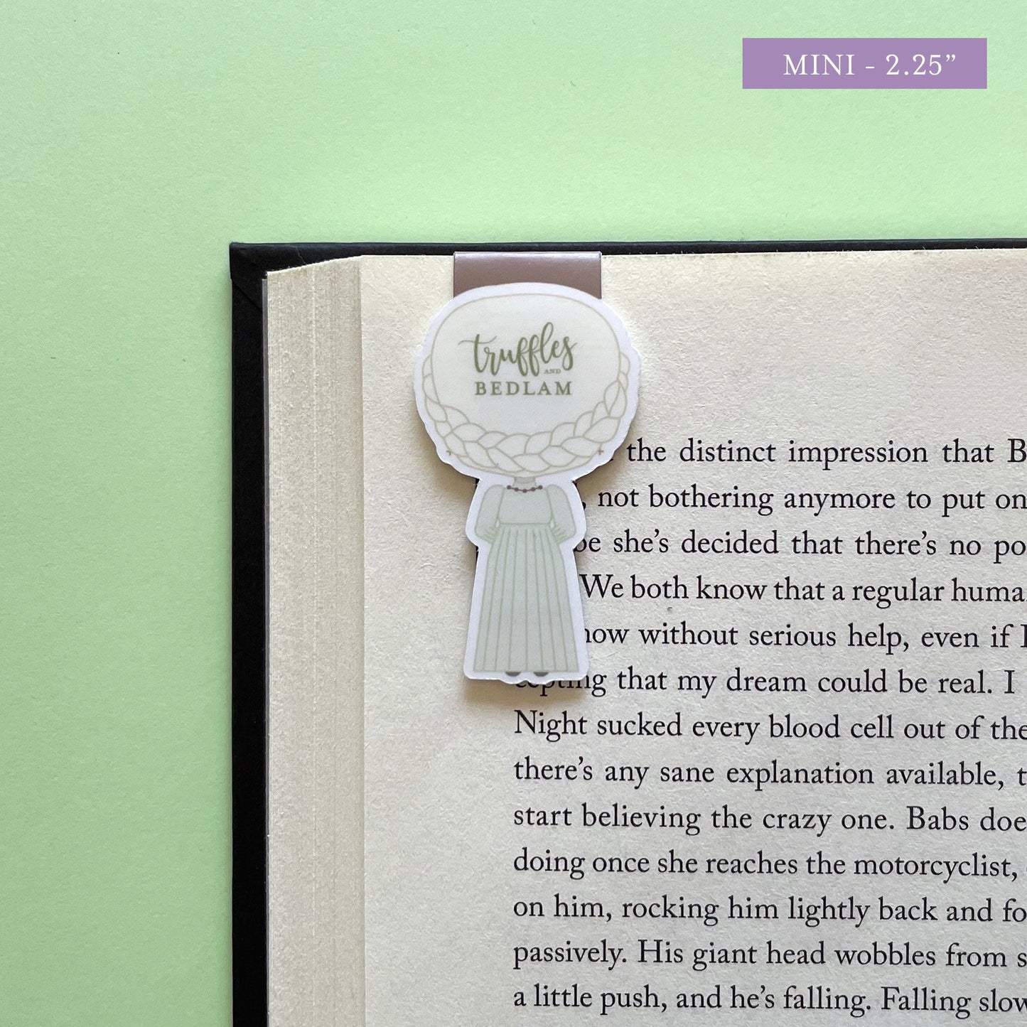 Gods-touched Nadya Lepteva Magnetic Bookmark, inspired by Something Dark and Holy