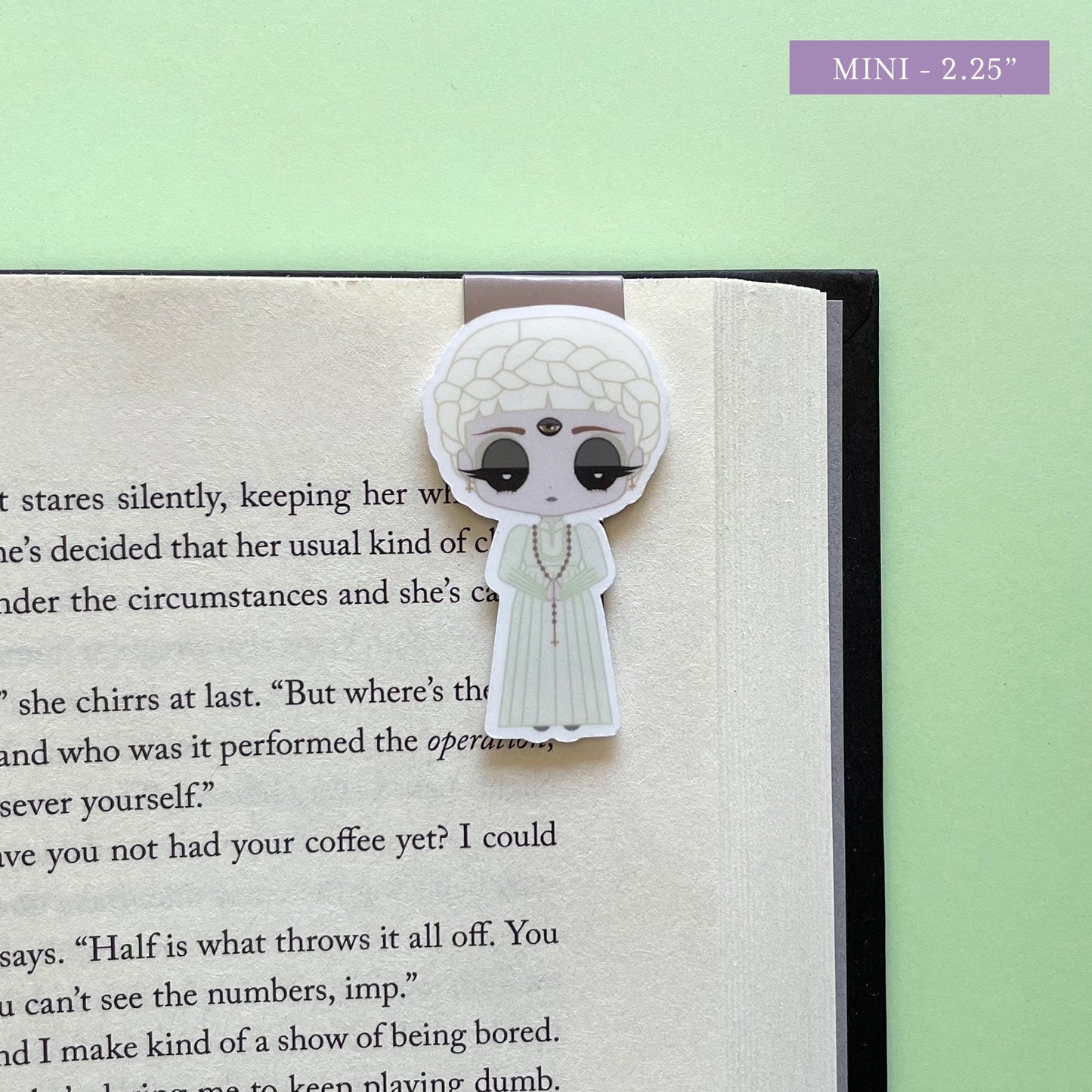 Gods-touched Nadya Lepteva Magnetic Bookmark, inspired by Something Dark and Holy