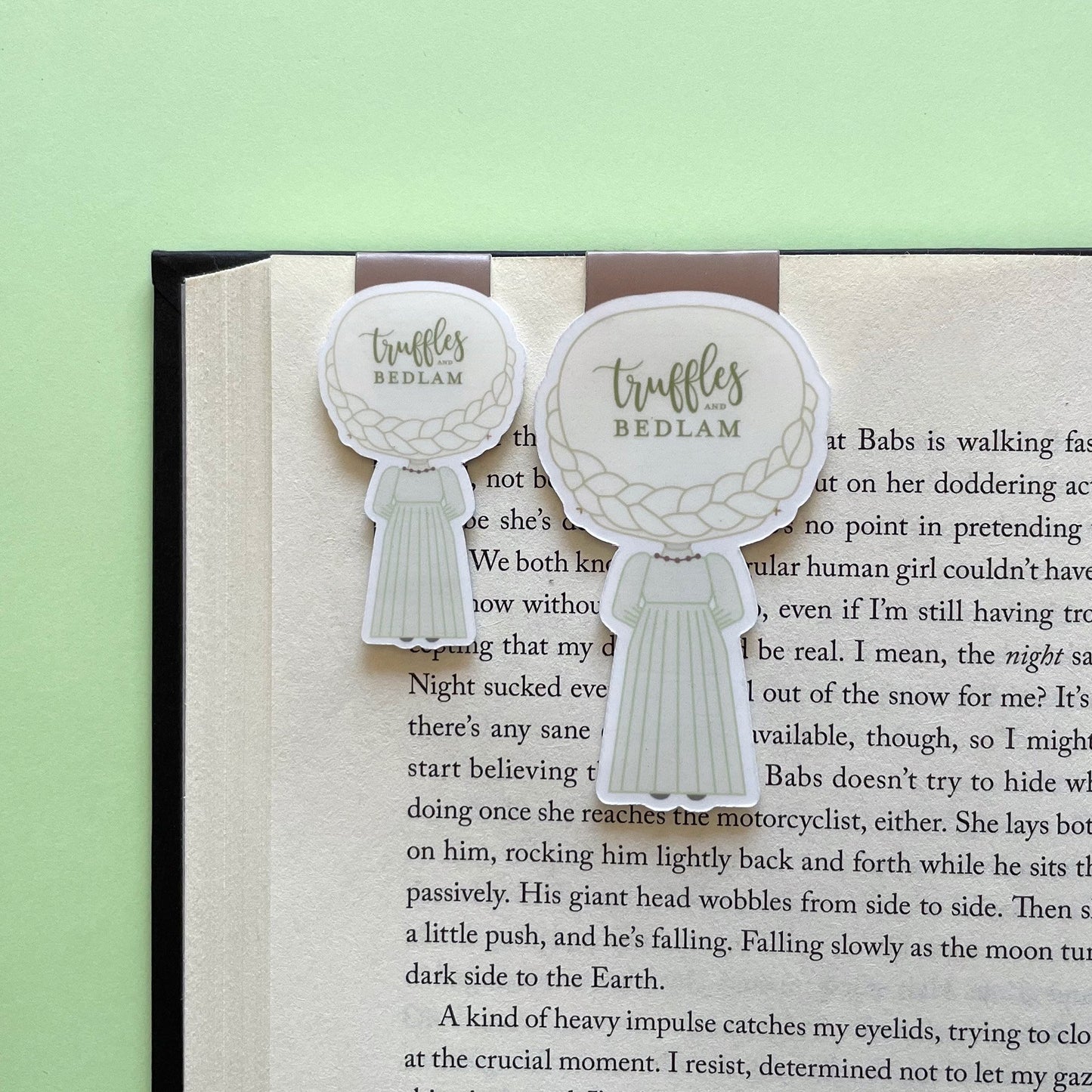 Gods-touched Nadya Lepteva Magnetic Bookmark, inspired by Something Dark and Holy