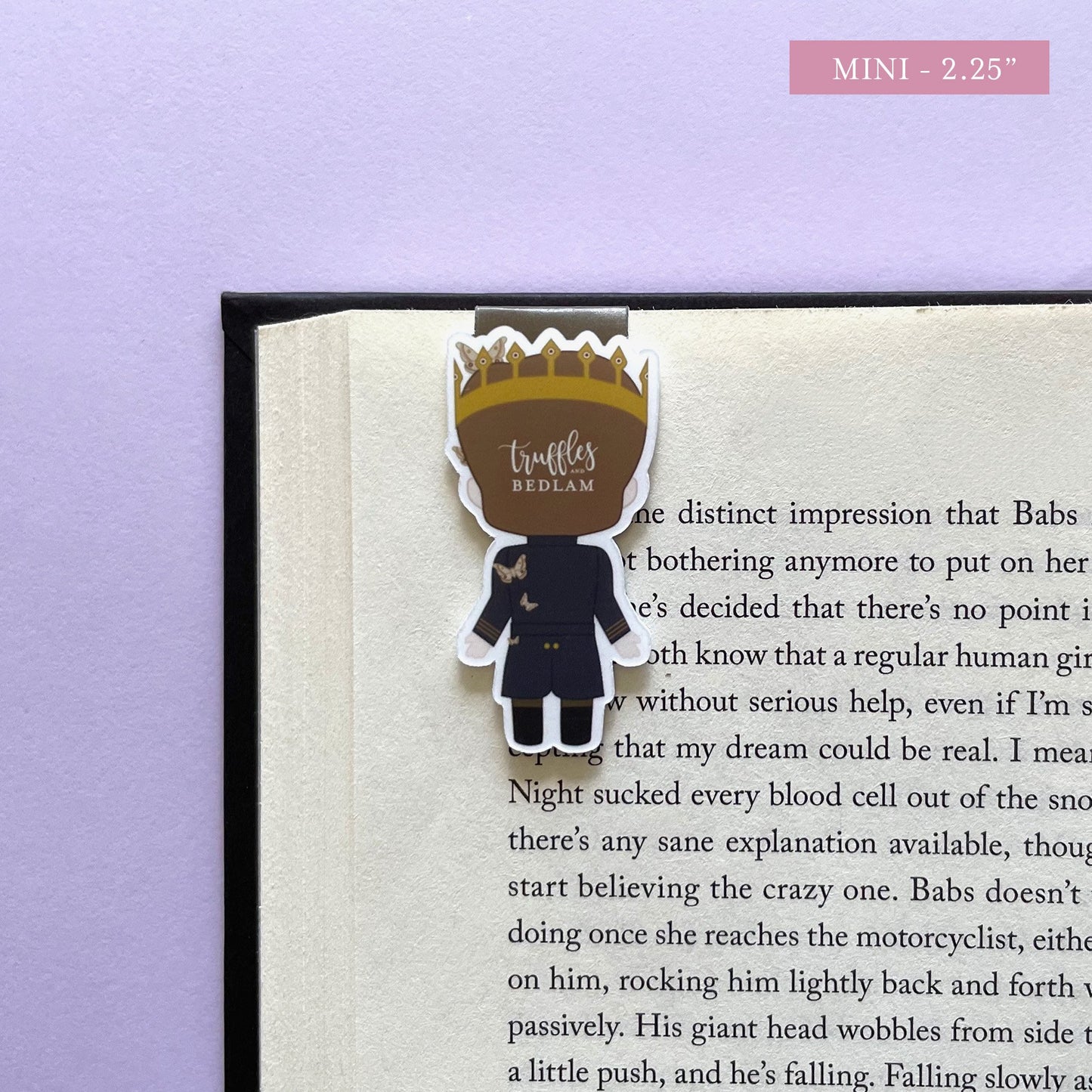 Gods-touched Serafin Magnetic Bookmark, inspired by Something Dark and Holy