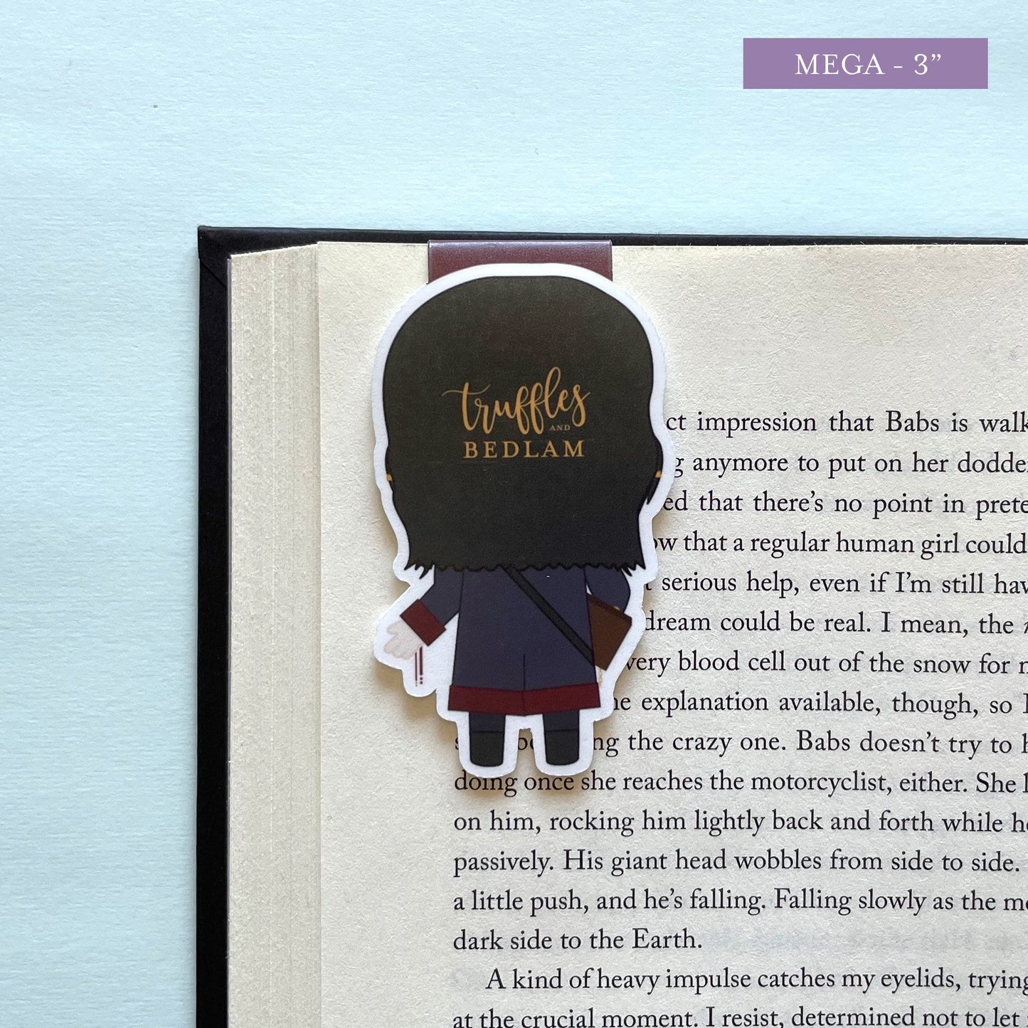 Malachiasz Czechowicz Magnetic Bookmark, inspired by Something Dark and Holy