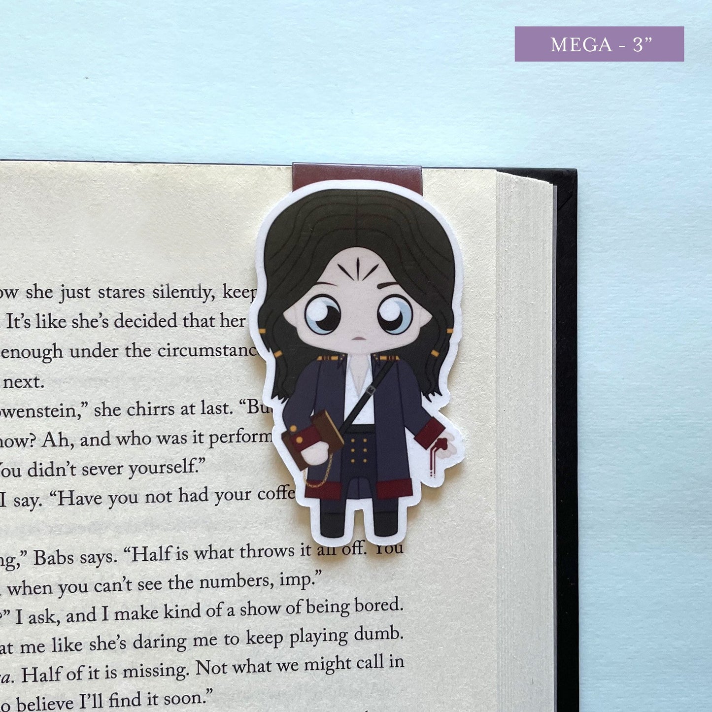 Malachiasz Czechowicz Magnetic Bookmark, inspired by Something Dark and Holy