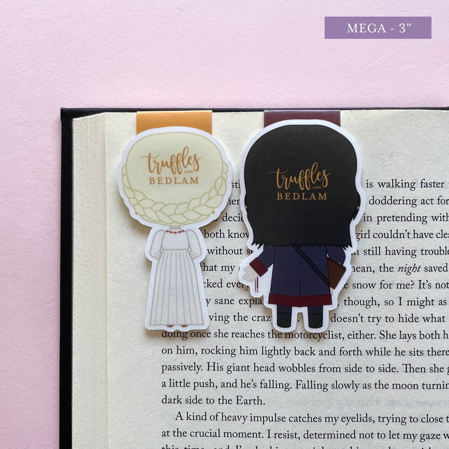 Something Dark and Holy Nadya and Malachiasz Magnetic Bookmark Set