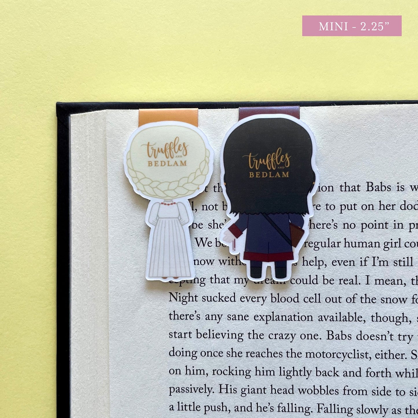 Something Dark and Holy Nadya and Malachiasz Magnetic Bookmark Set