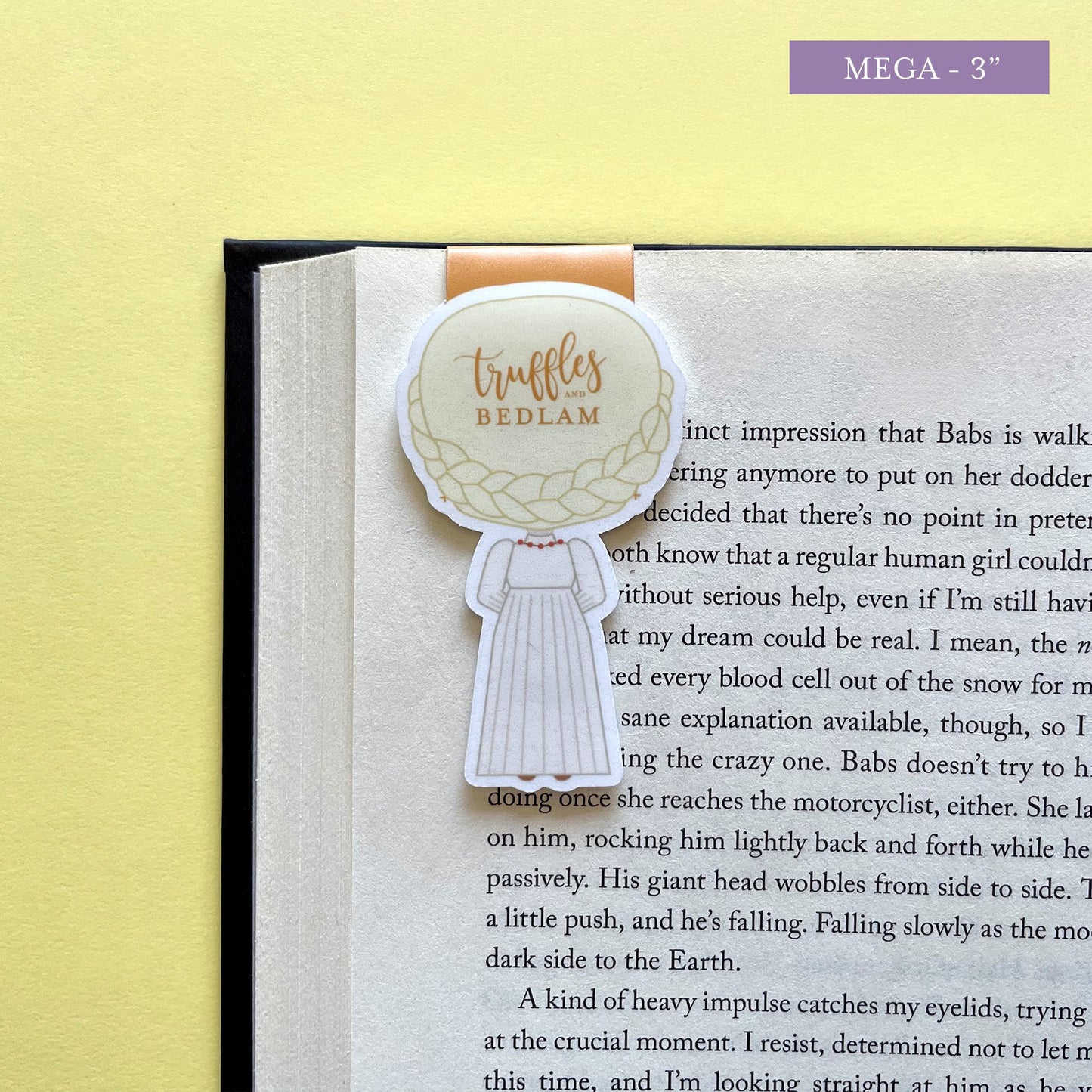 Nadya Lepteva Magnetic Bookmark, inspired by Something Dark and Holy