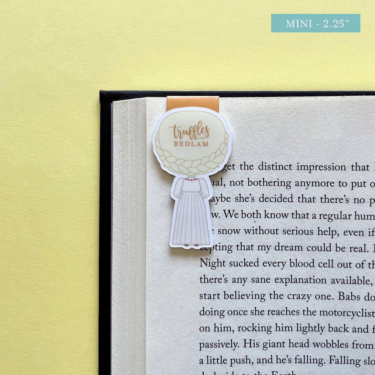 Nadya Lepteva Magnetic Bookmark, inspired by Something Dark and Holy