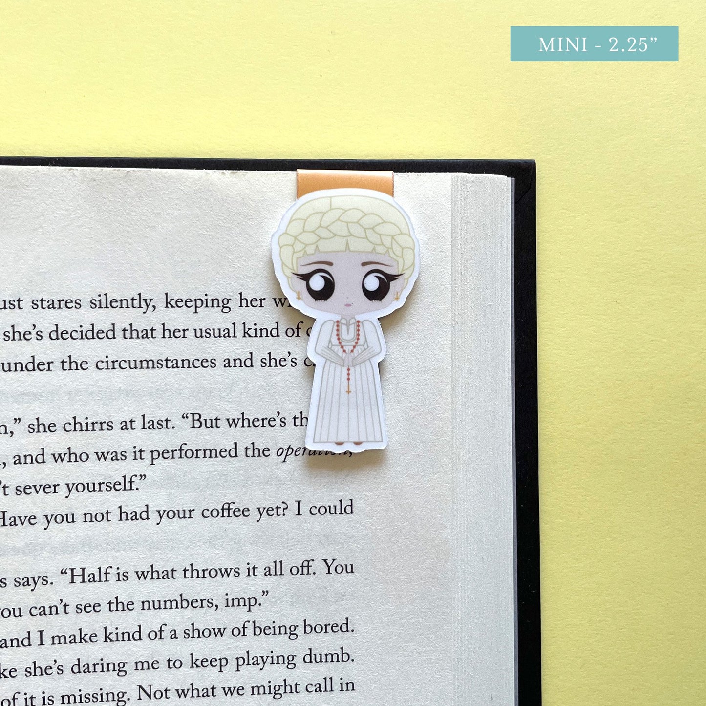 Nadya Lepteva Magnetic Bookmark, inspired by Something Dark and Holy