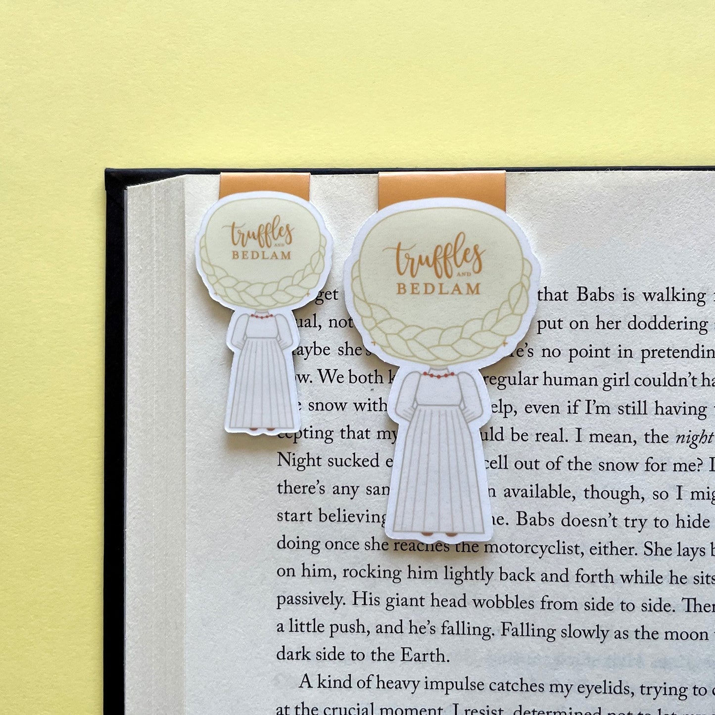 Nadya Lepteva Magnetic Bookmark, inspired by Something Dark and Holy