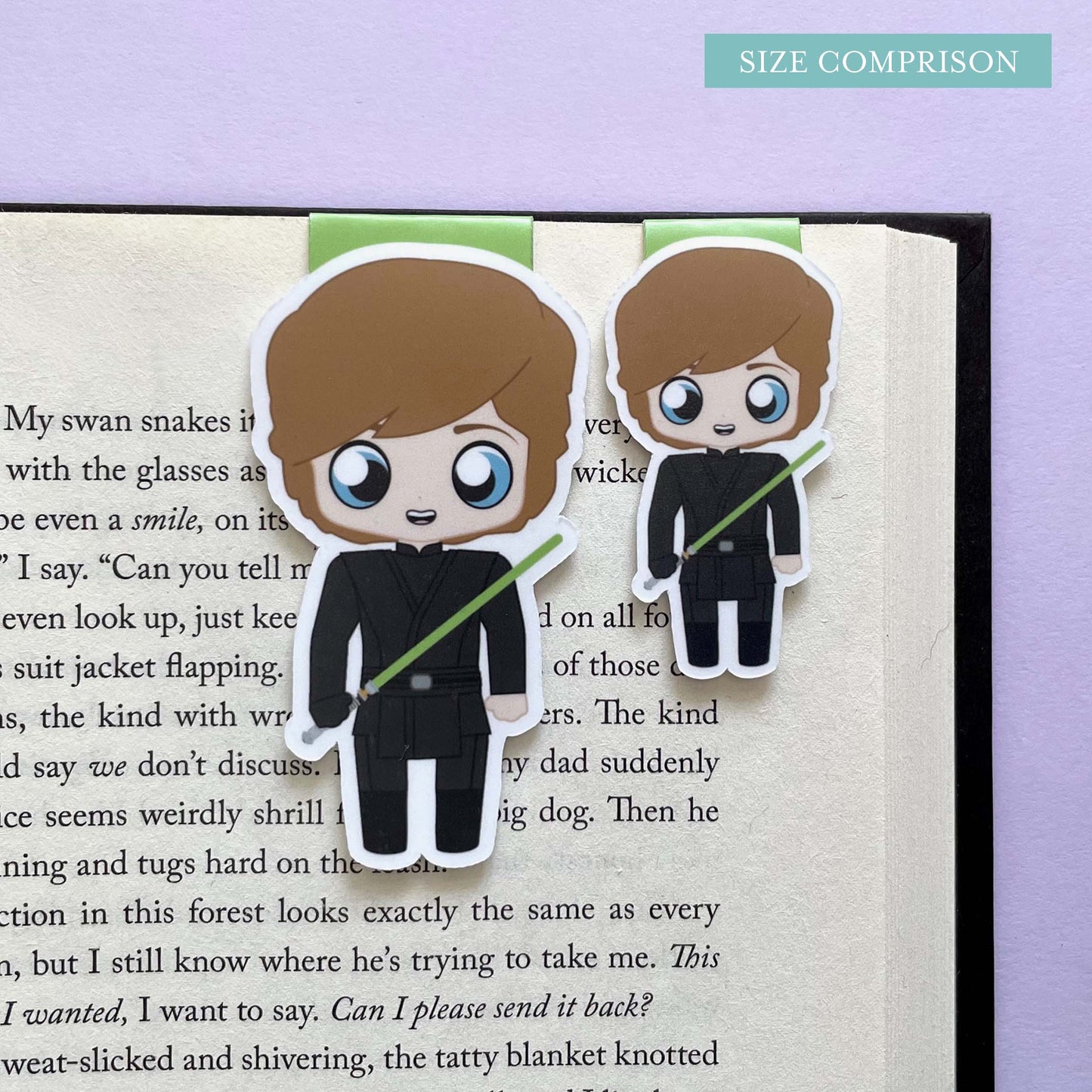 Luke Skywalker & Mara Jade "Legends" Magnetic Bookmark Set