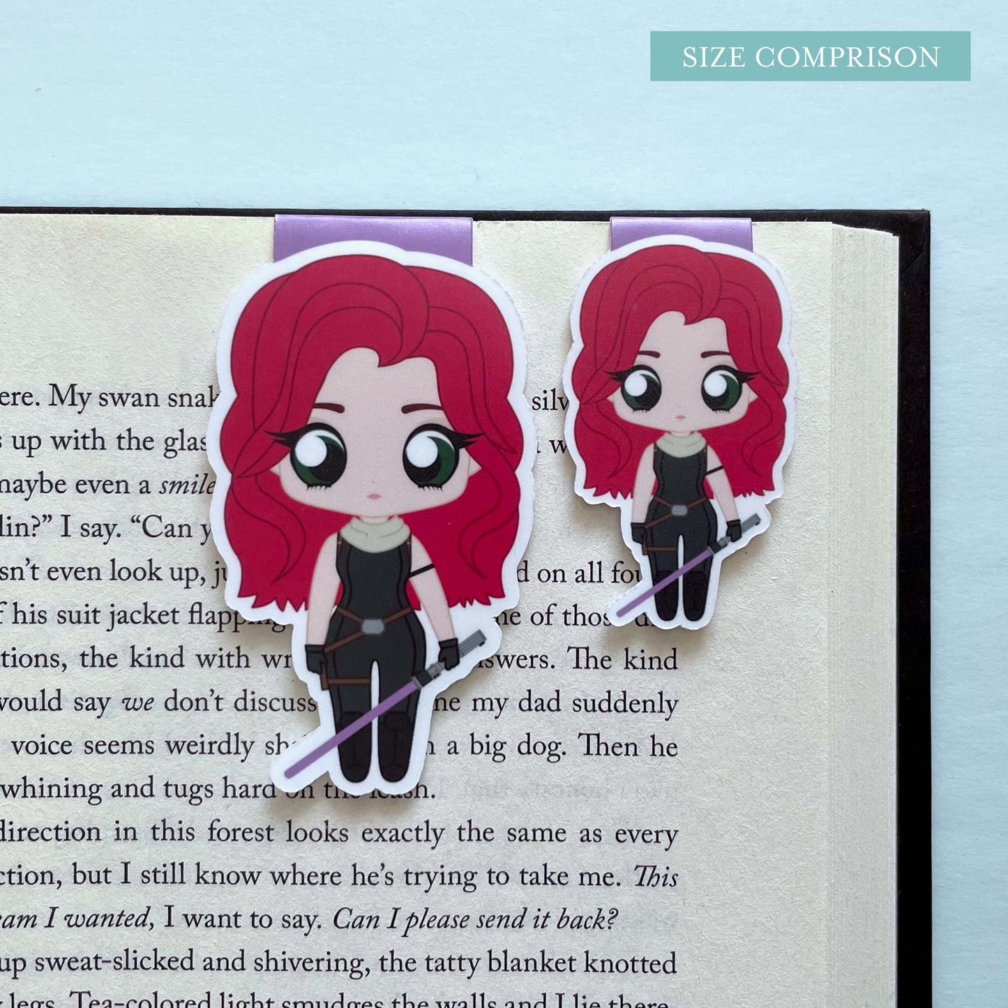 Luke Skywalker & Mara Jade "Legends" Magnetic Bookmark Set