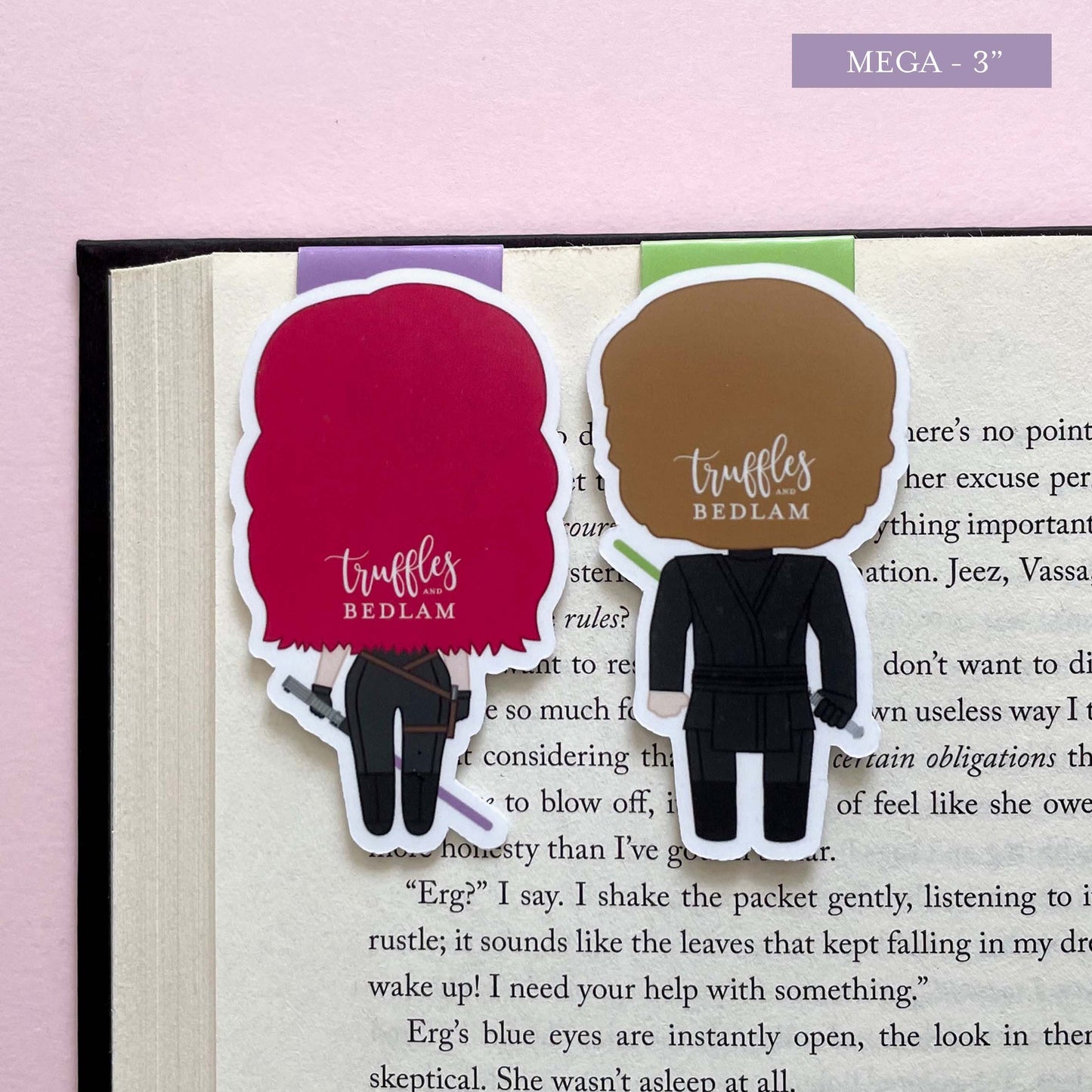 Luke Skywalker & Mara Jade "Legends" Magnetic Bookmark Set