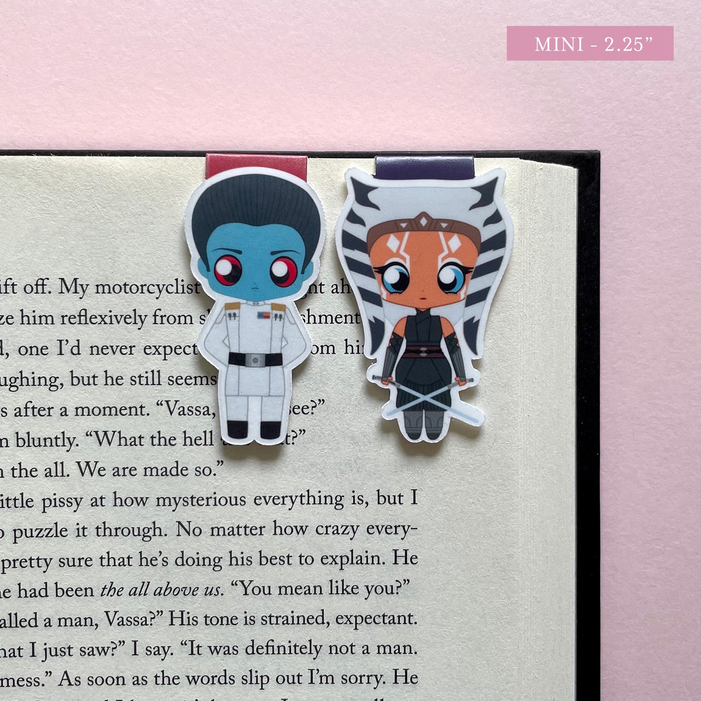 Space Wizards "Thrawn & Ahsoka" Magnetic Bookmark Set
