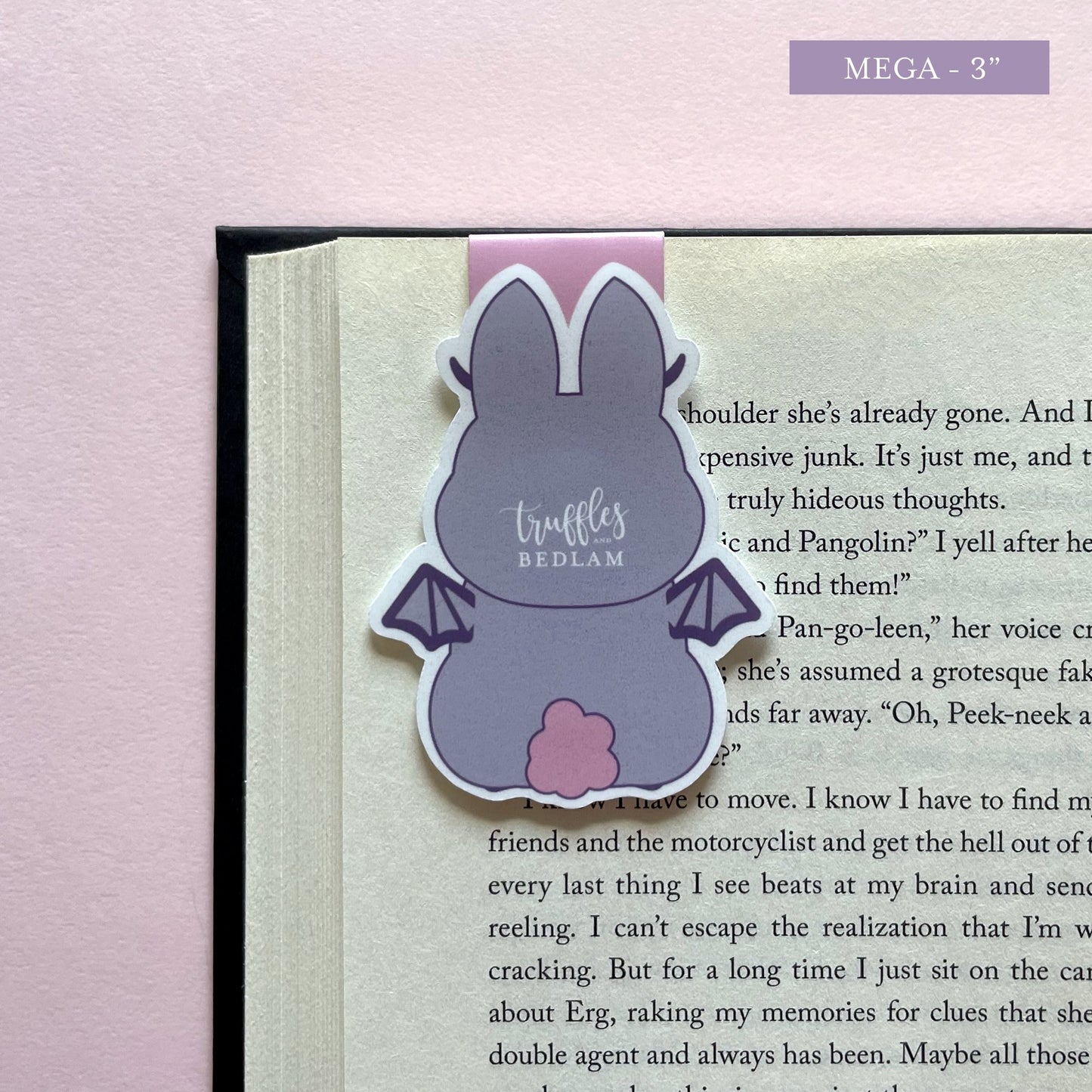 Cute Cryptids "Truffles" the Jackalope Magnetic Bookmark