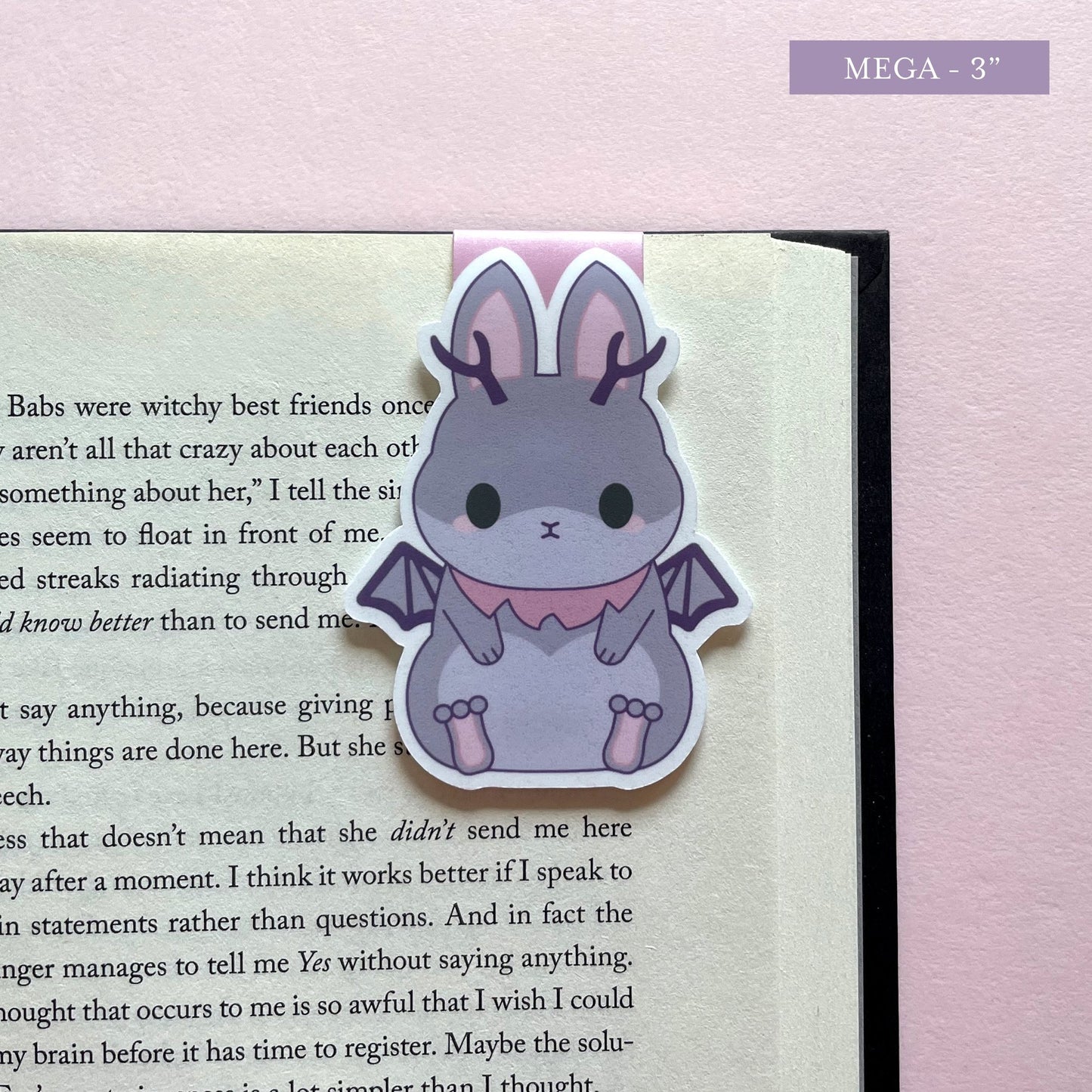 Cute Cryptids "Truffles" the Jackalope Magnetic Bookmark