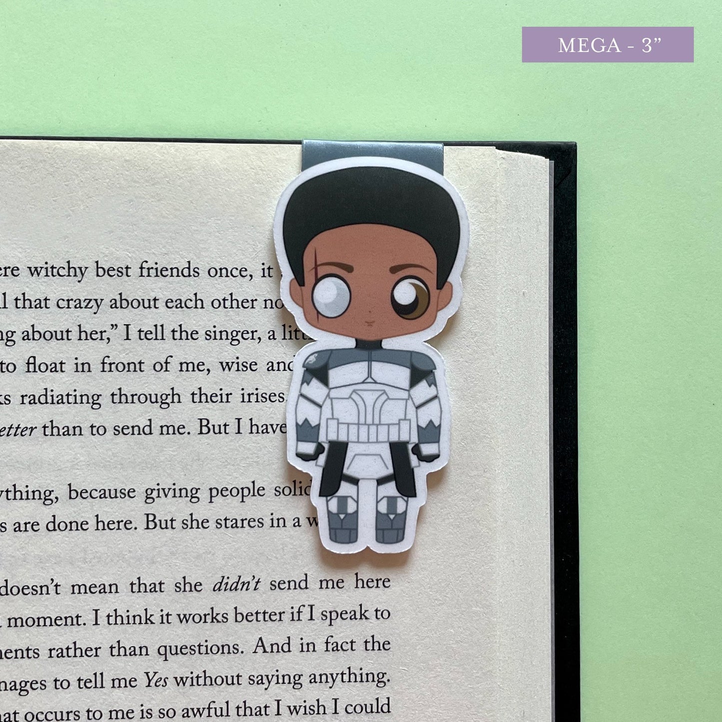 Space Wizards "Commander Wolffe" Magnetic Bookmark
