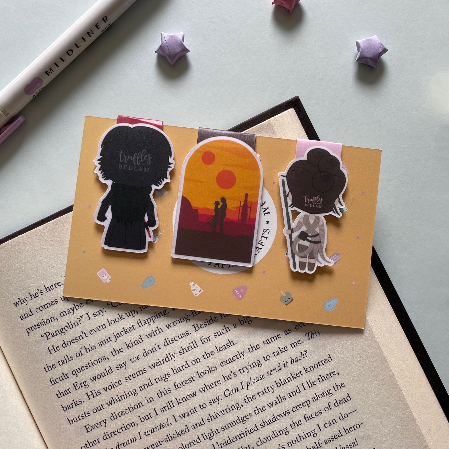 REYLO Bookmark Trio - Rey & Kylo Ren