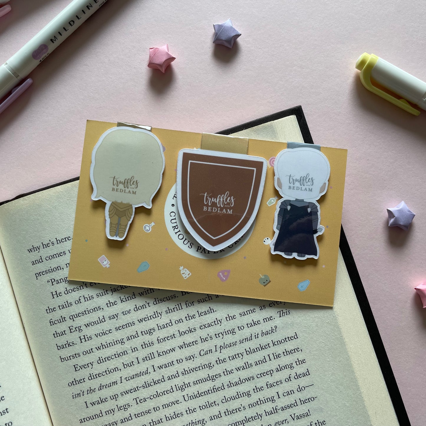 Throne of Glass Bookmark Trio - Rowan & Aelin