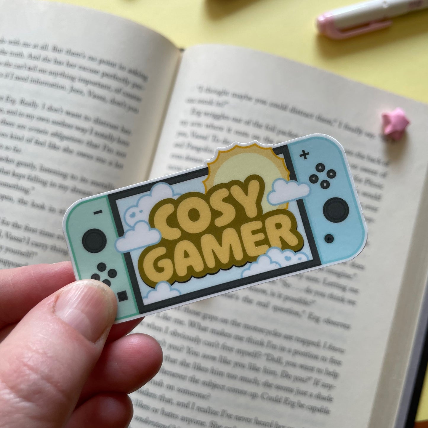 Cosy Gamer 4" Matte Vinyl Sticker